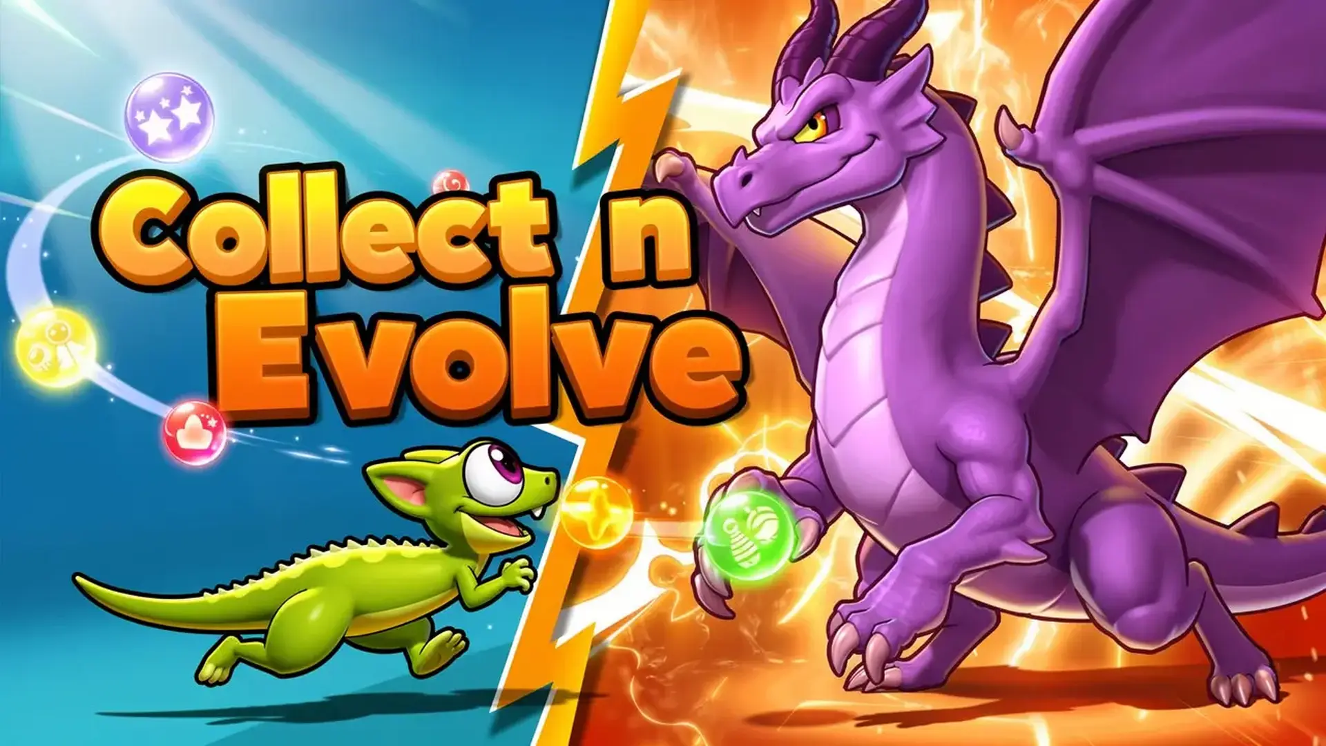 Collect n Evolve - لعبة محاكي تطور فريد