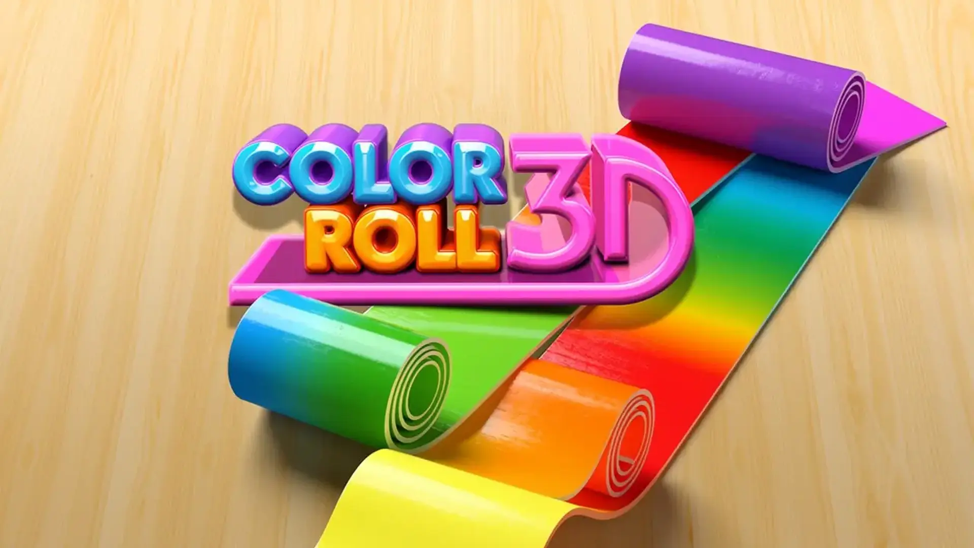 Color Roll 3D - carefully unroll color layers game