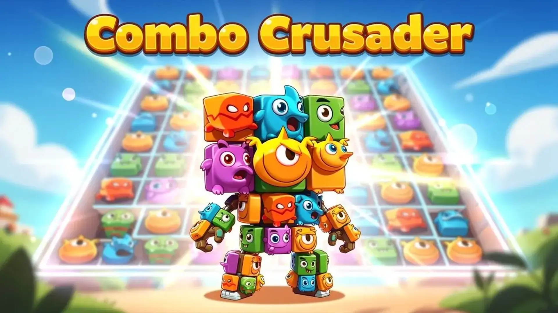Combo Crusader - Puzzle Match-3 táctico juego
