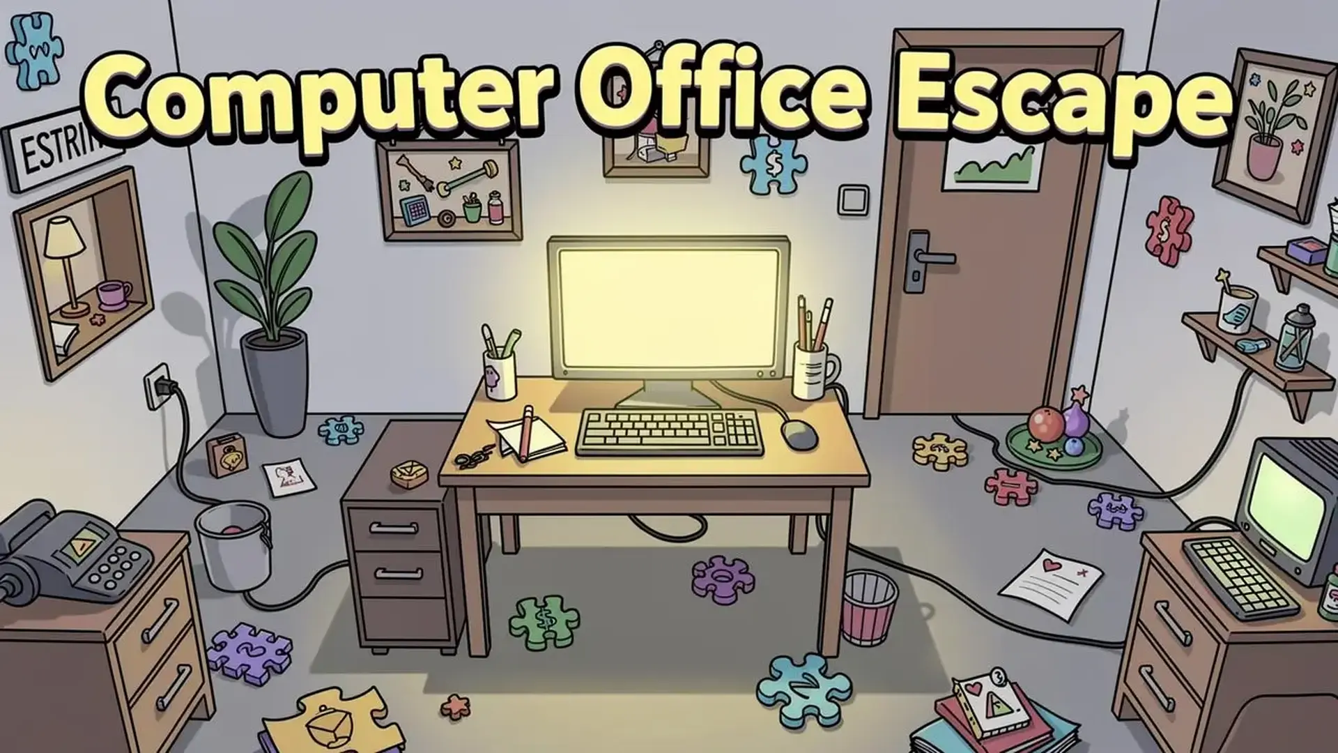 Computer Office Escape - jeu de d'évasion Point Click