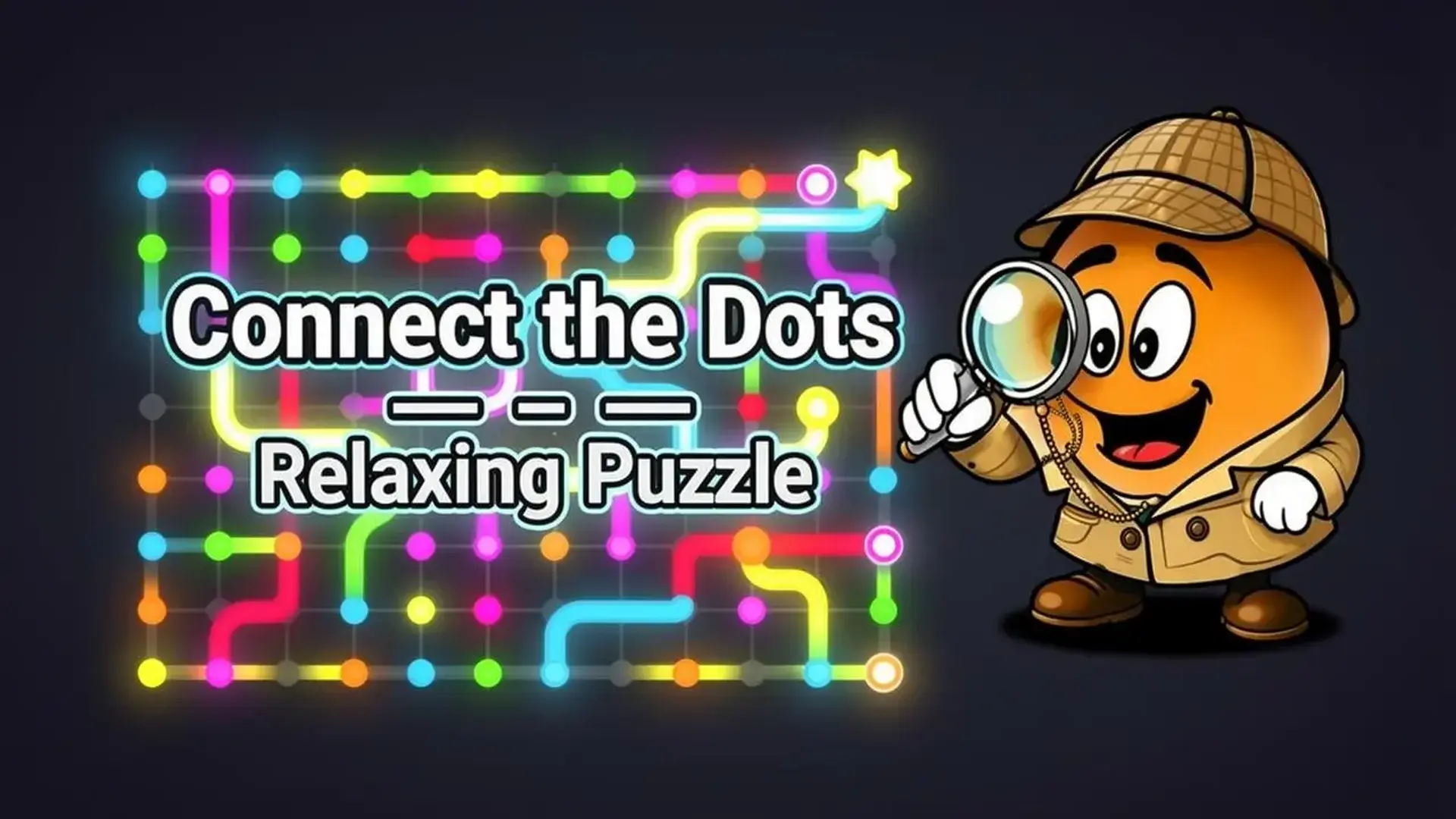 Connect the Dots – Relaxing Puzzle - 连接多彩圆点，锻炼逻辑思维，沉浸式解压的益智连线挑战！ 游戏