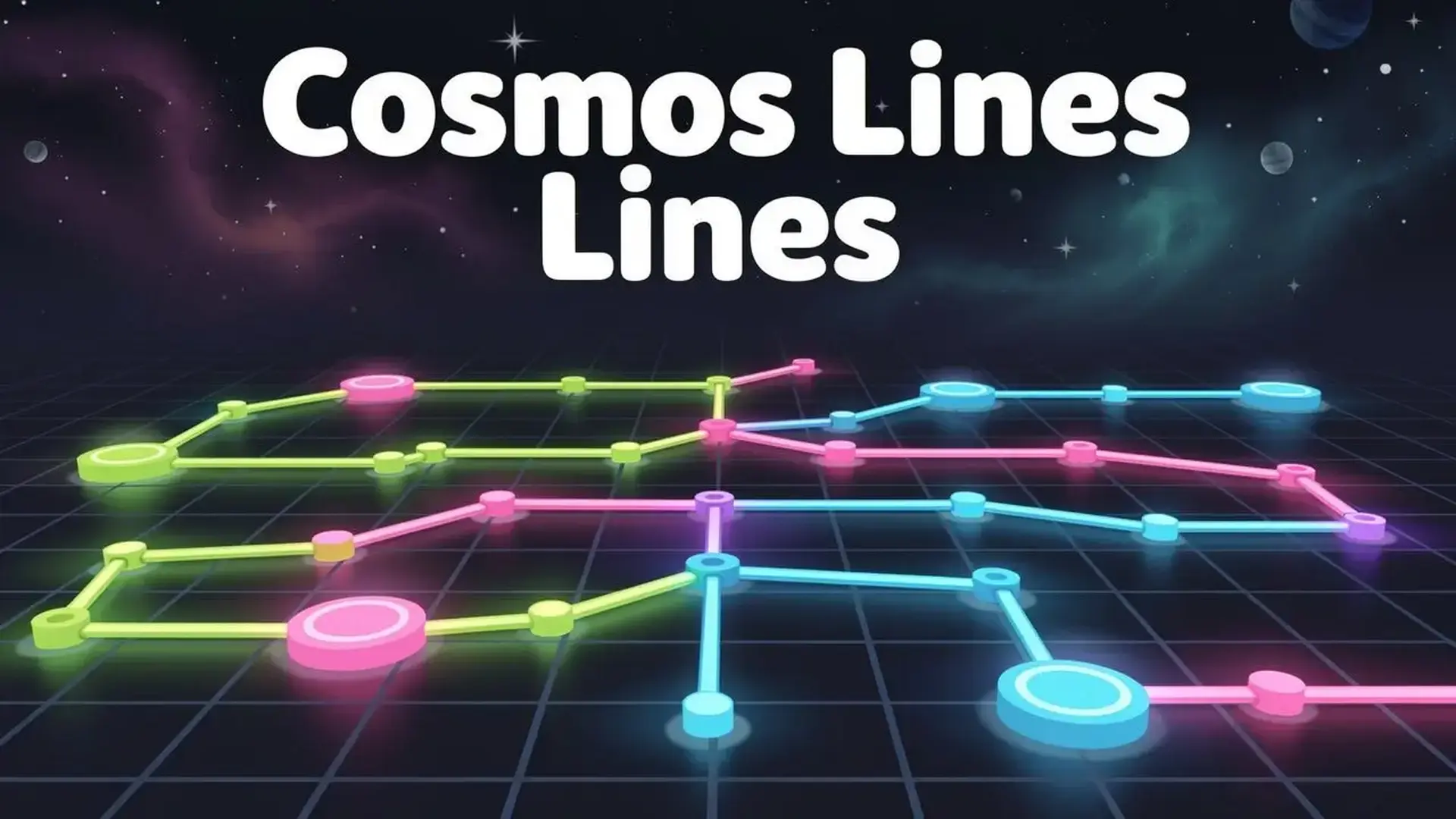 Cosmos Lines - Puzzle lógica y caminos juego