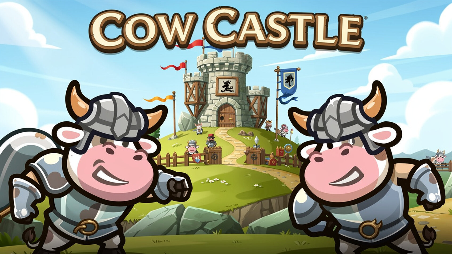 Cow Castle - 【本格建築シミュレーション】自分だけのバイキング村を拡大し、限られた資源を管理して究極の拠点を目指せ！ ゲーム