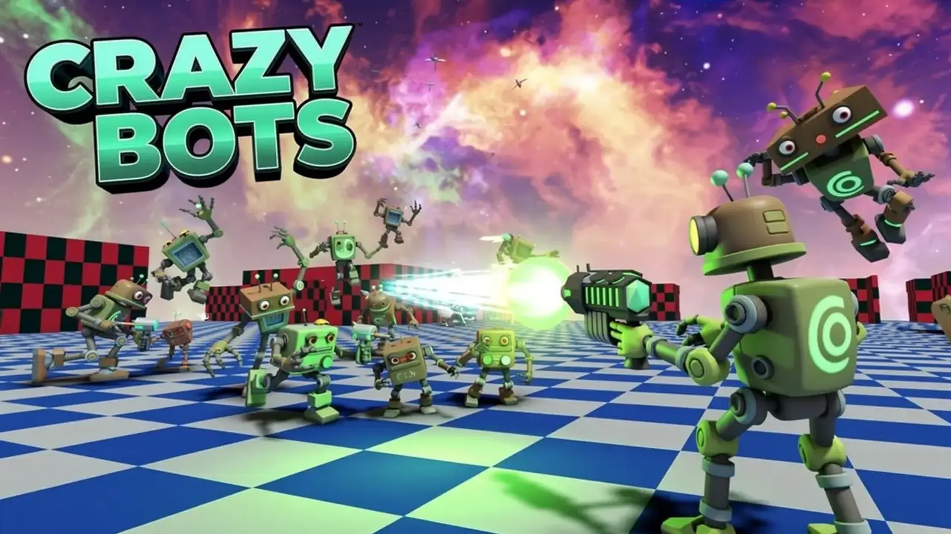 Crazy Bots - Браузерный 3D FPS Круши игра