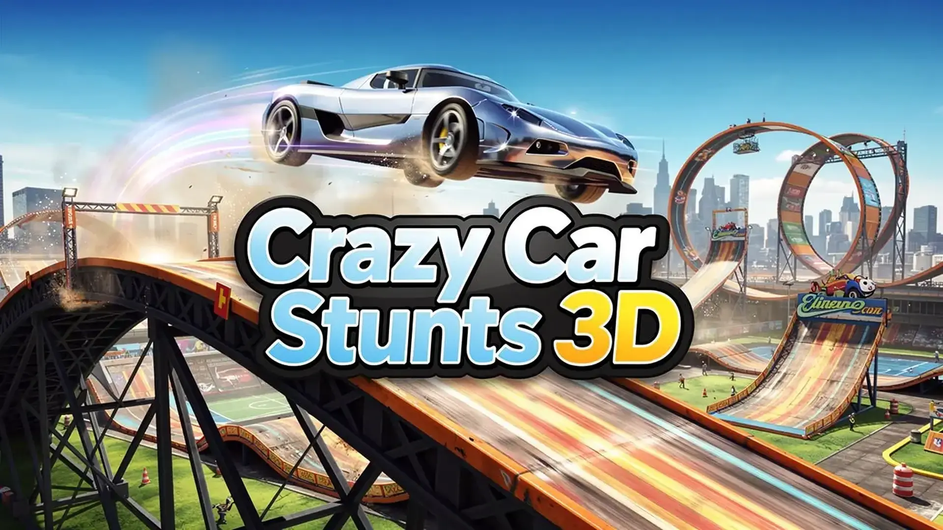 Crazy Car Stunts 3D - Экстремальные автотрюки игра