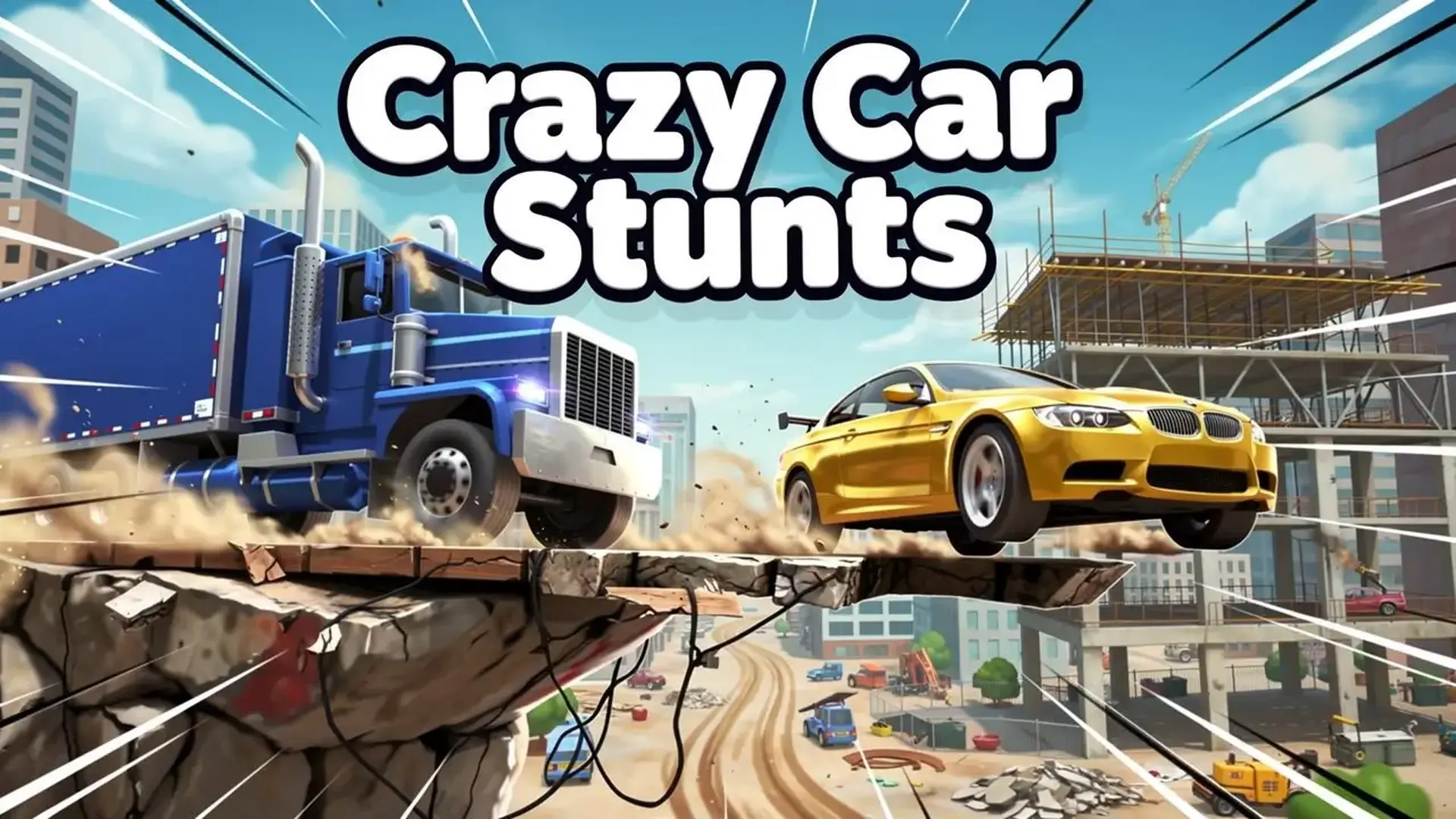 Crazy Car Stunts - Экстремальные авто трюки 3D игра