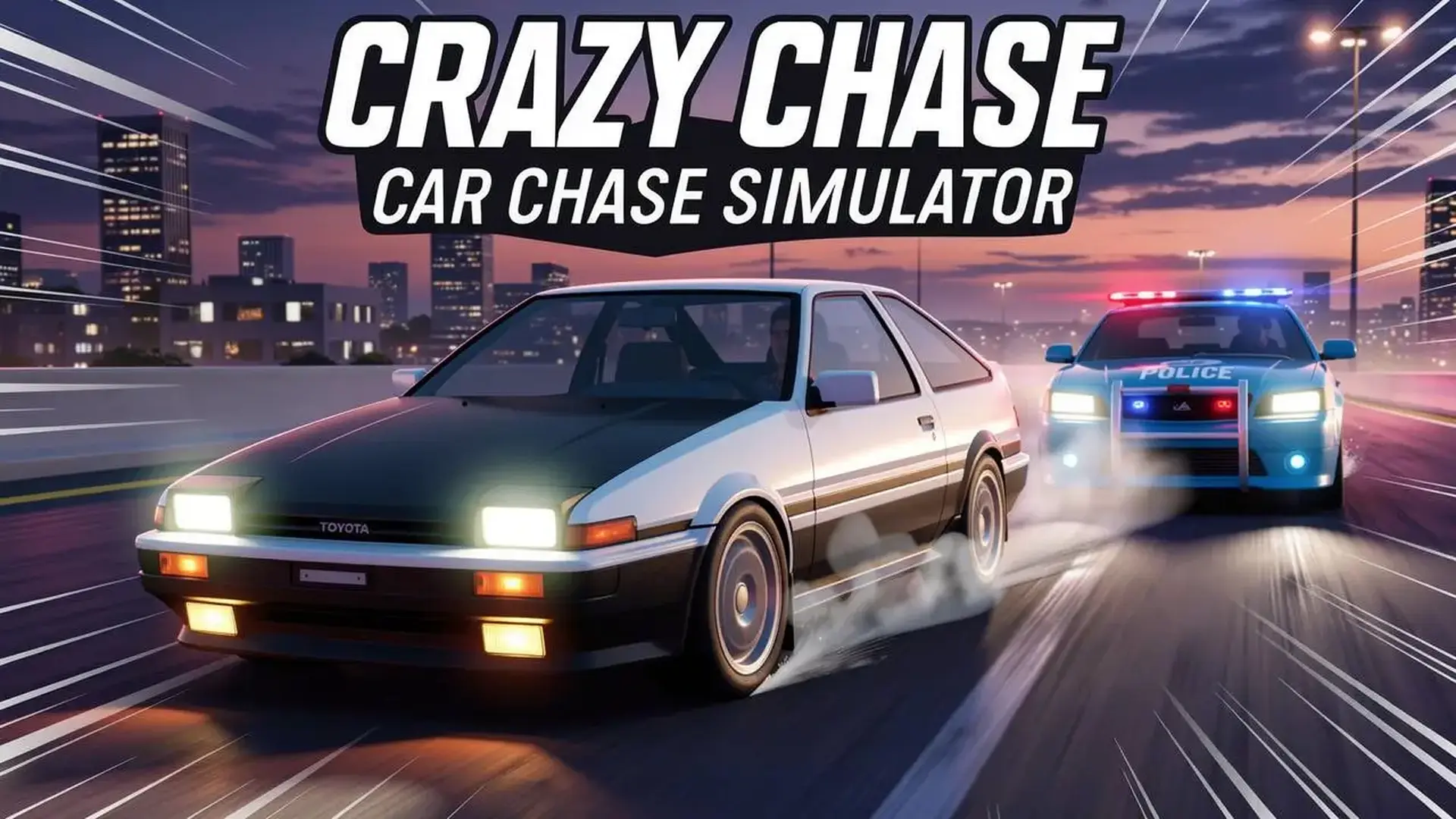 Crazy Chase: Car Chase Simulator - Уходи от копов игра