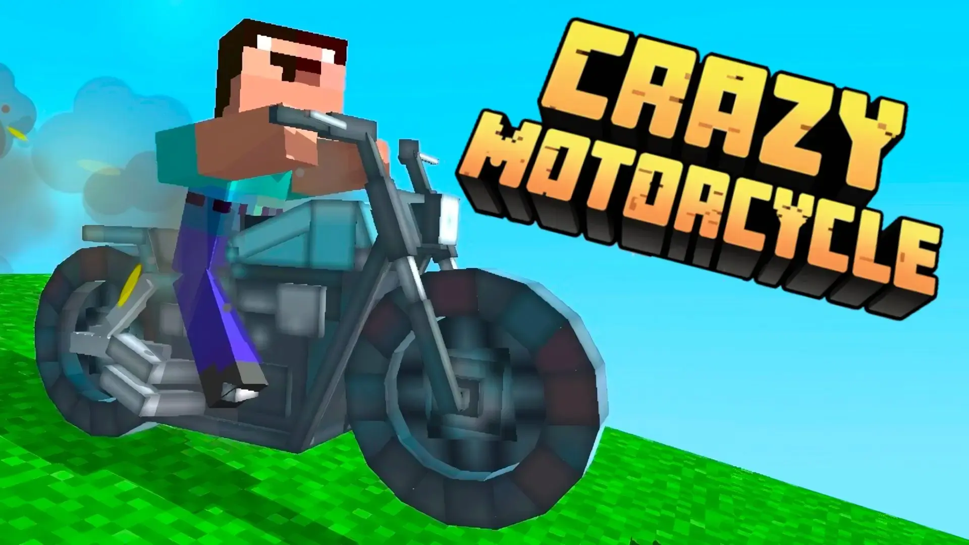 Crazy Motorcycle - Corrida Moto Voxel jogo