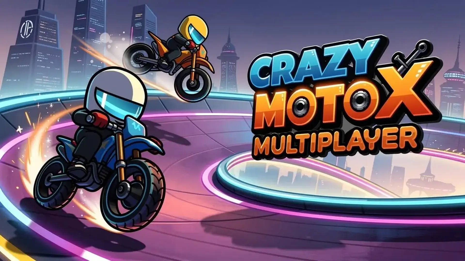 Crazy MotoX Multiplayer - Motocross 2D jogo