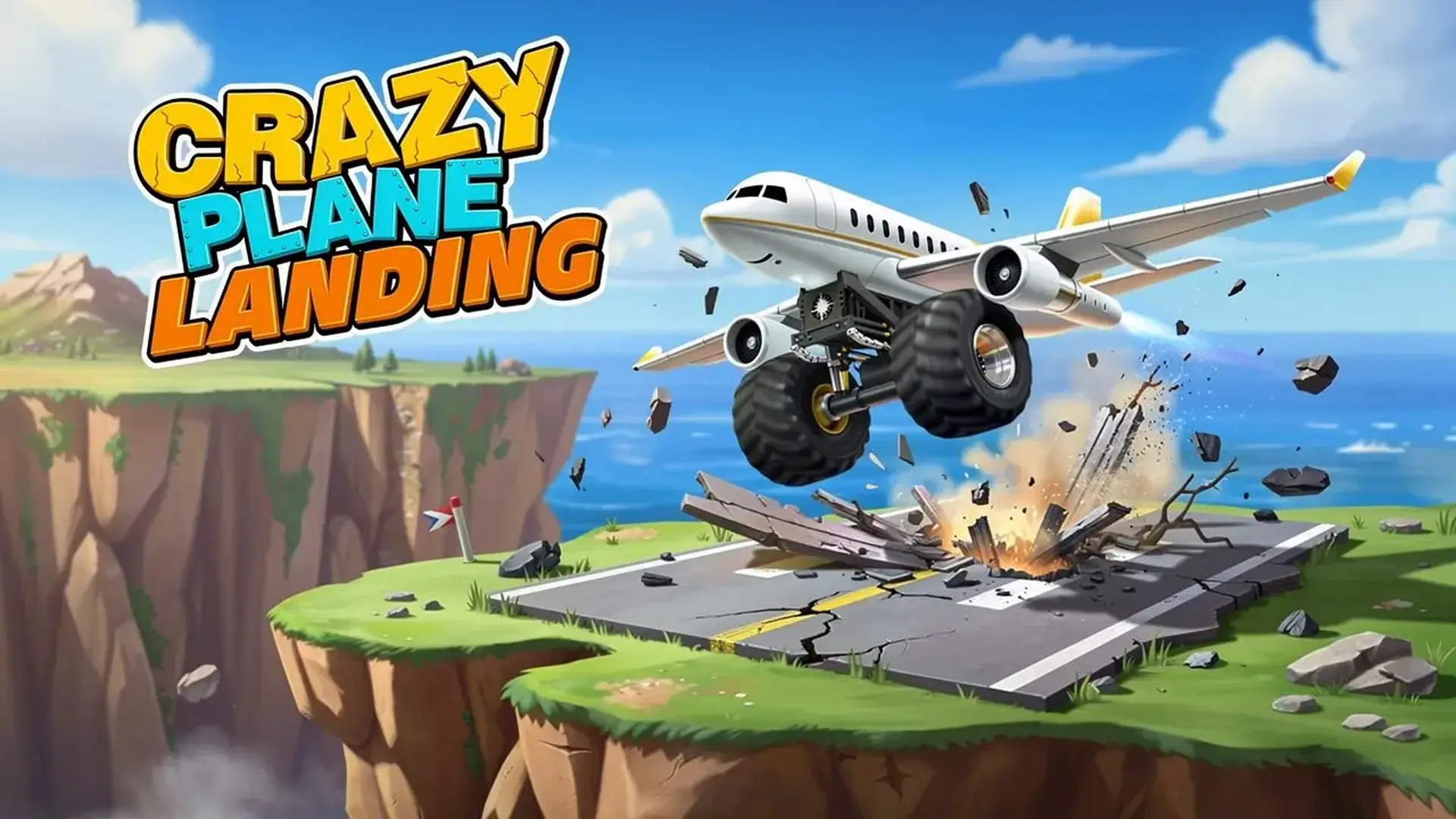 Crazy Plane Landing - 极限飞行挑战：精准操控，完成每次疯狂降落！ 游戏