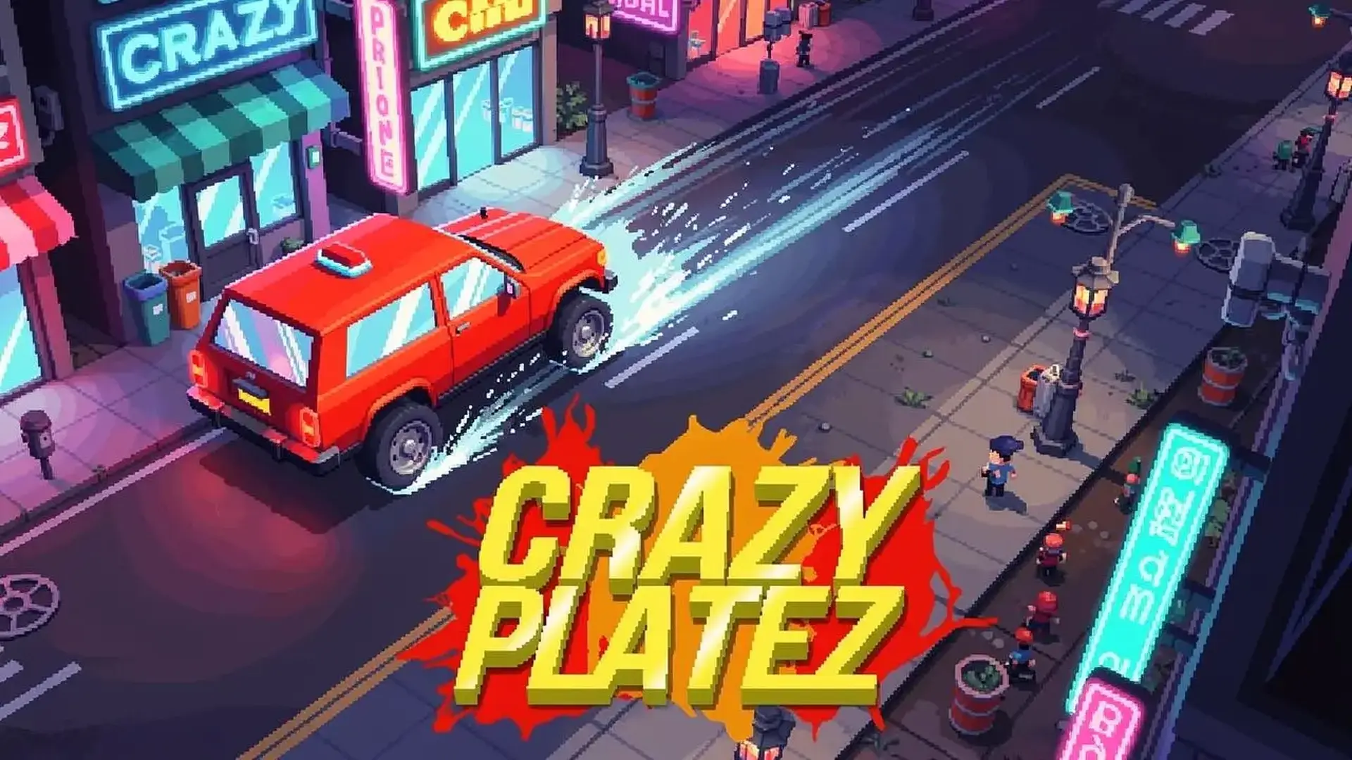 Crazy Platez - Arcade Corrida Entrega jogo