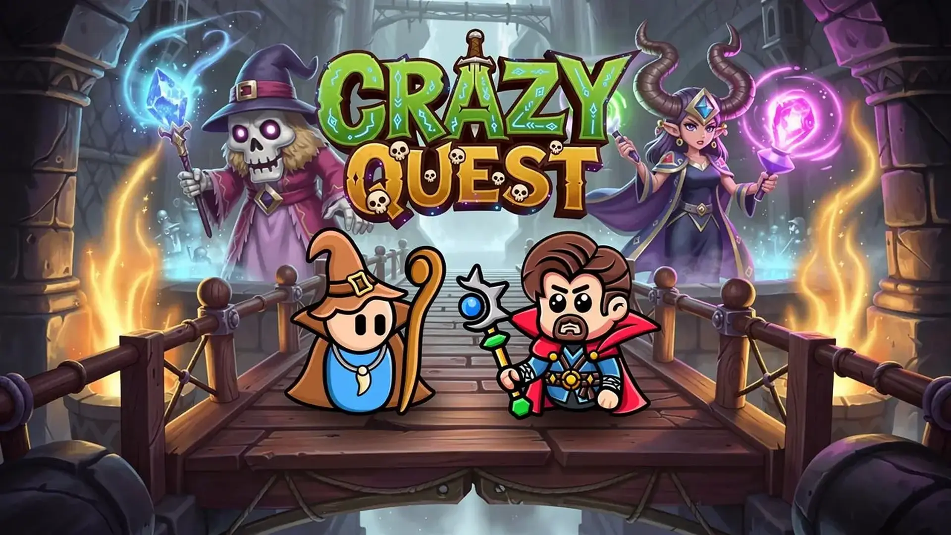 Crazy Quest - Estratégia Mágica Épica jogo