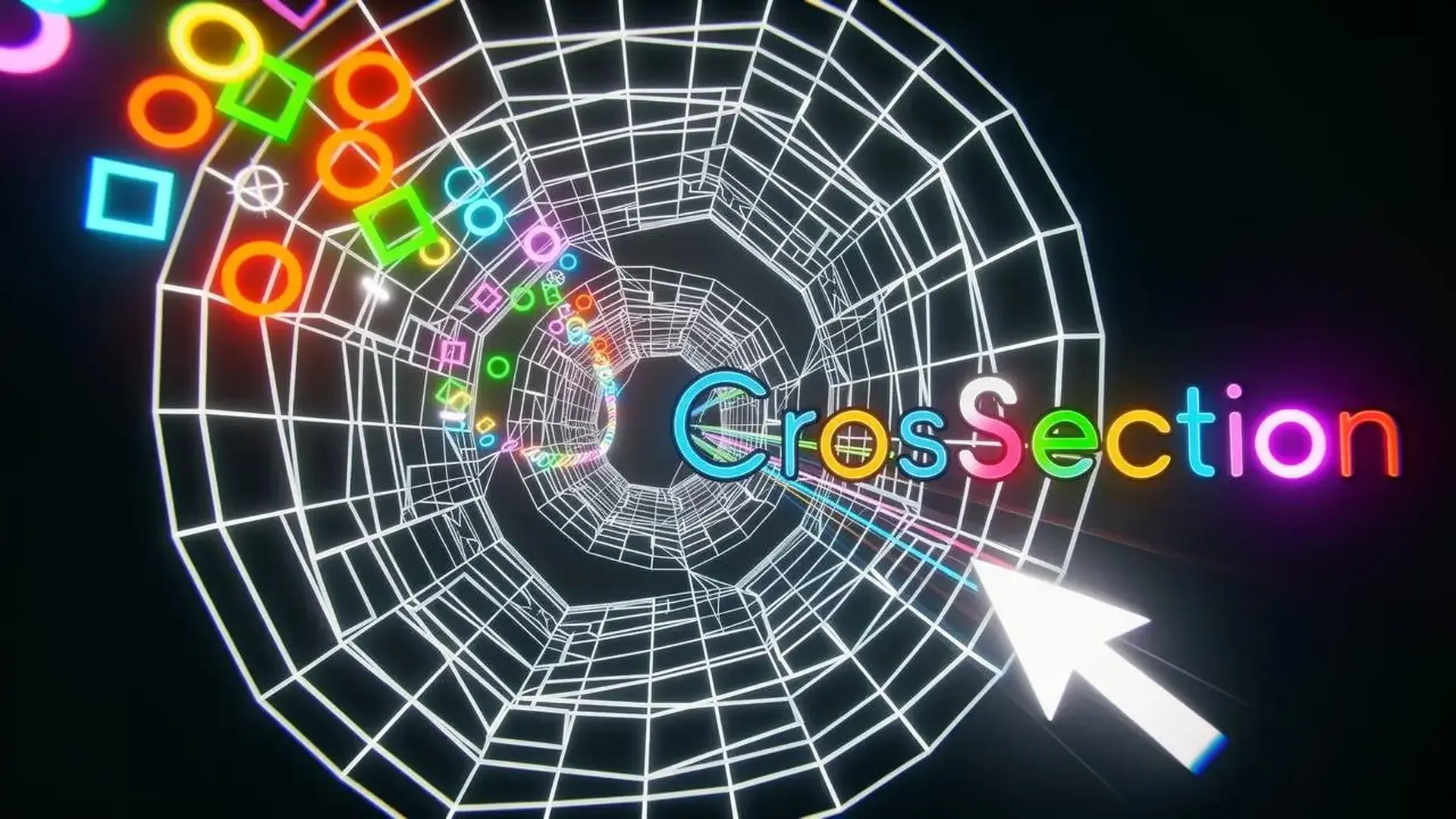 Crossection - retro arcade shooter game
