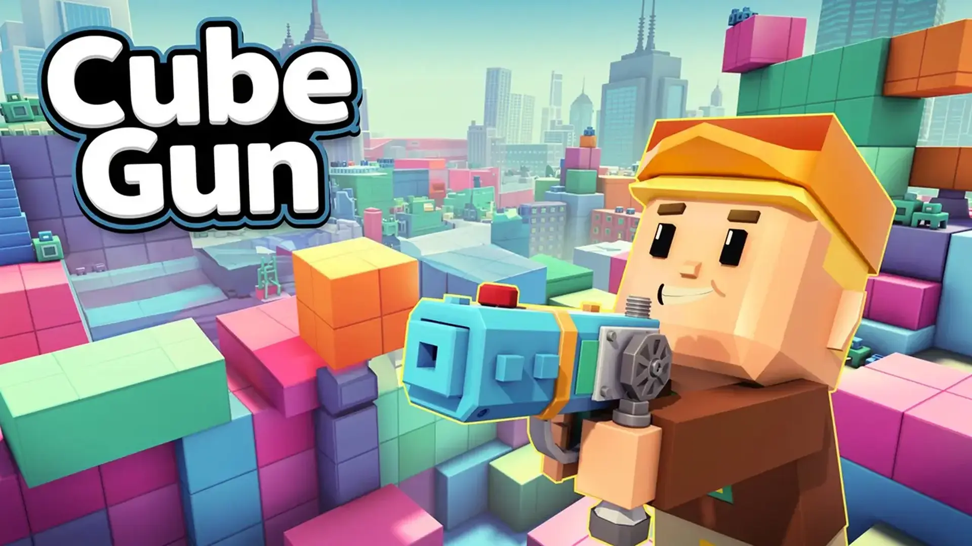 Cube Gun - Sandbox Vóxeles Creativo Construye juego