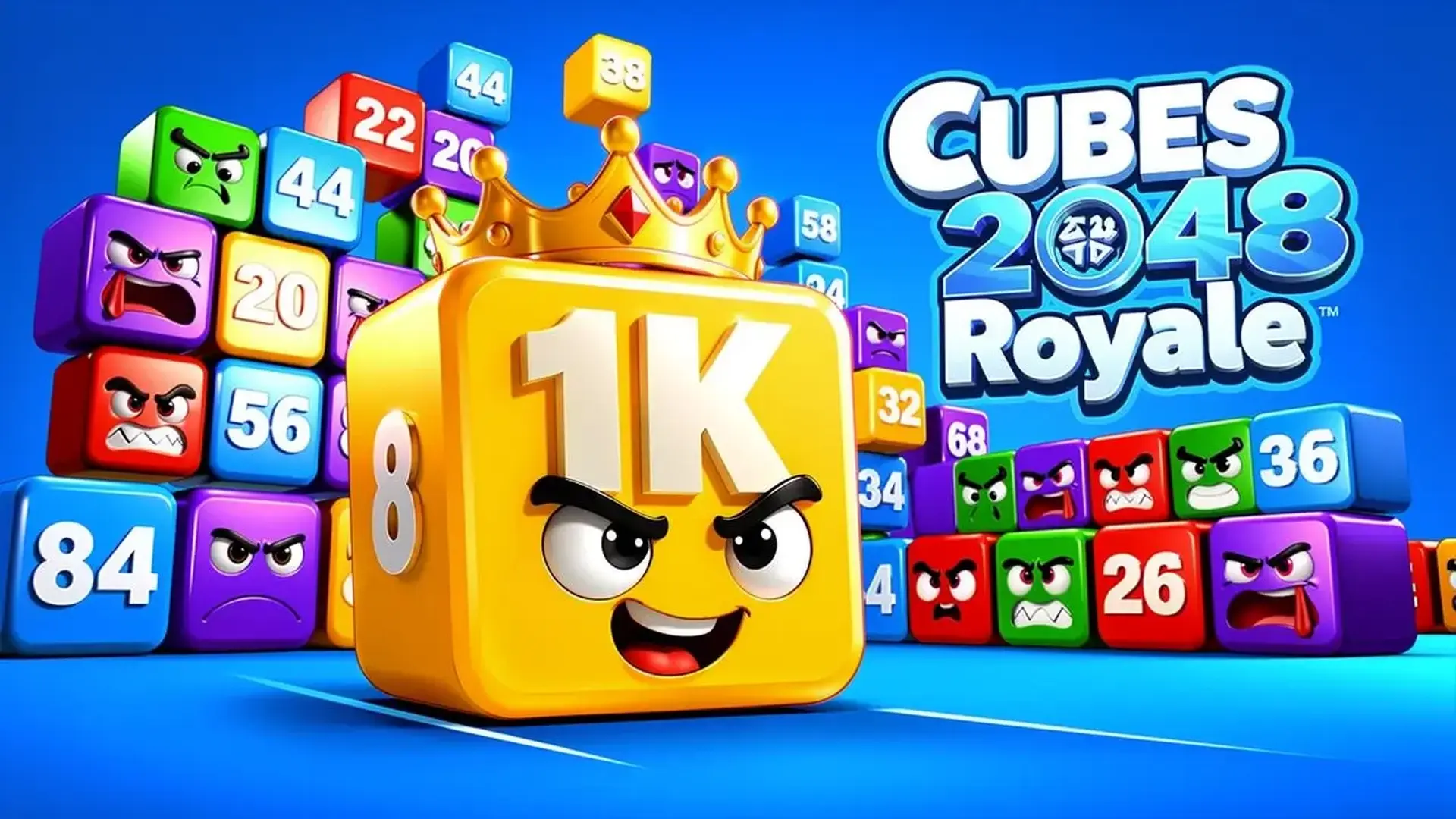 Cubes 2048 Royale - 多人在线2048竞技！合并吞噬方块，智取对手，称霸全场！ 游戏