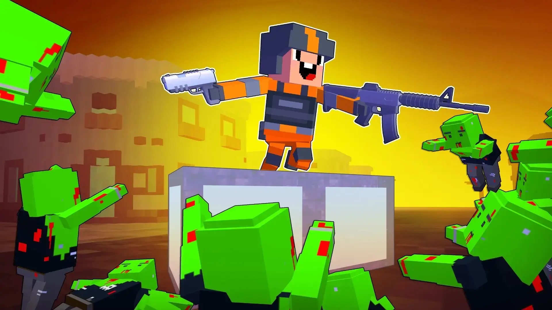 Cubic Frontier: Zombie Robby - 末日生存策略塔防：融合进化超级战士，打造最强防线，在线智取僵尸狂潮！ 游戏