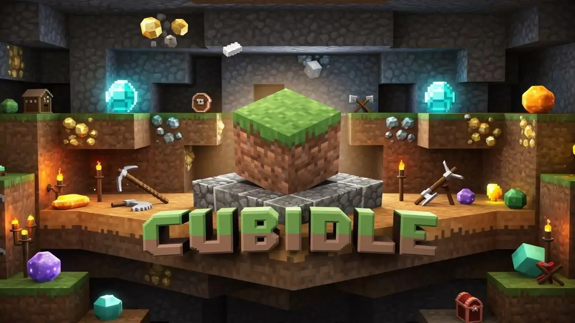 Cubidle - 方块世界放置大亨 融合我的世界与经营，打造专属帝国传奇 游戏