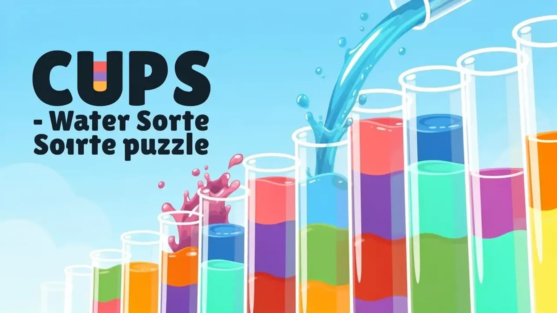 Cups: Water Sort Puzzle - Puzzle líquidos y colores juego
