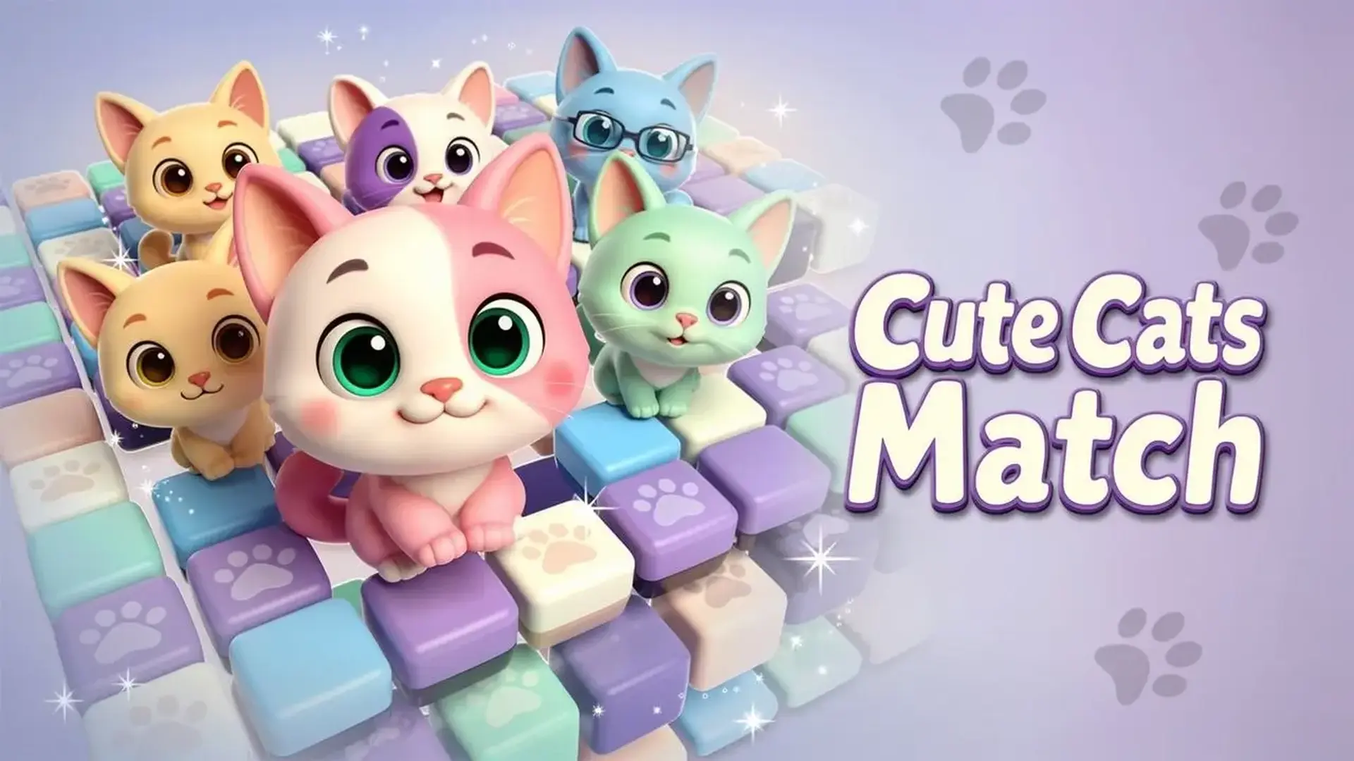 Cute Cats Match - match 3 puzzles clear boards game