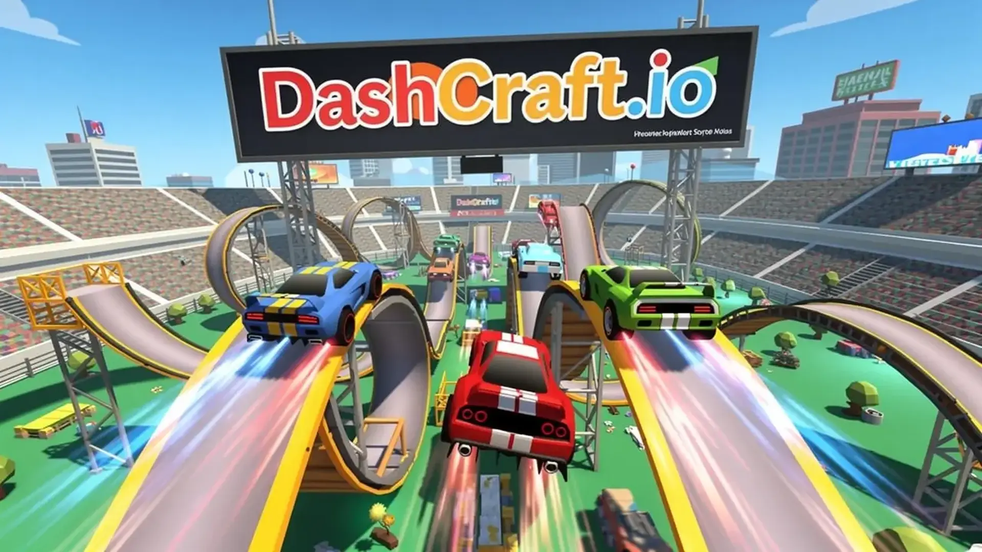 DashCraft.io - multiplayer racing game