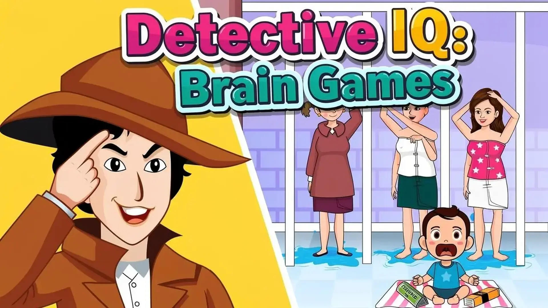 Detective IQ: Brain Games - Acertijos lógica y puzzles juego