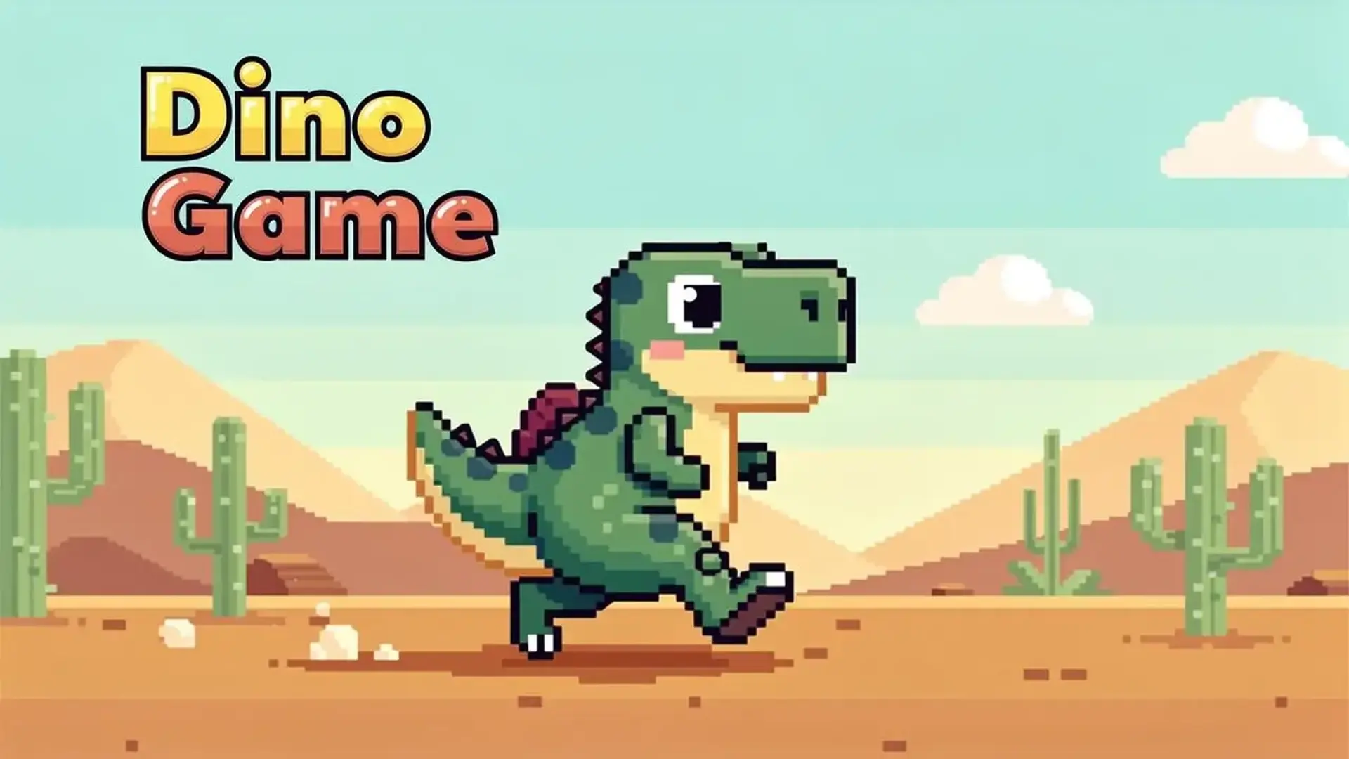 Dino Game - Endlos-Runner Spiel