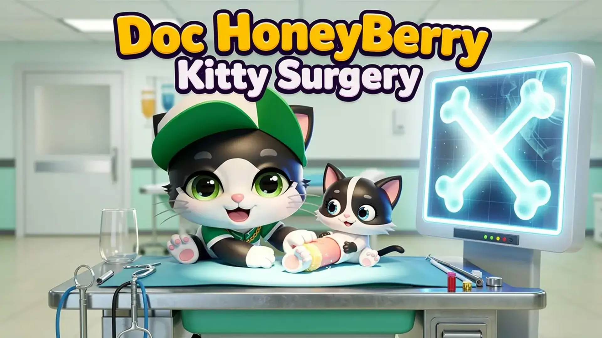Doc HoneyBerry Kitty Surgery - Simulador Veterinaria juego