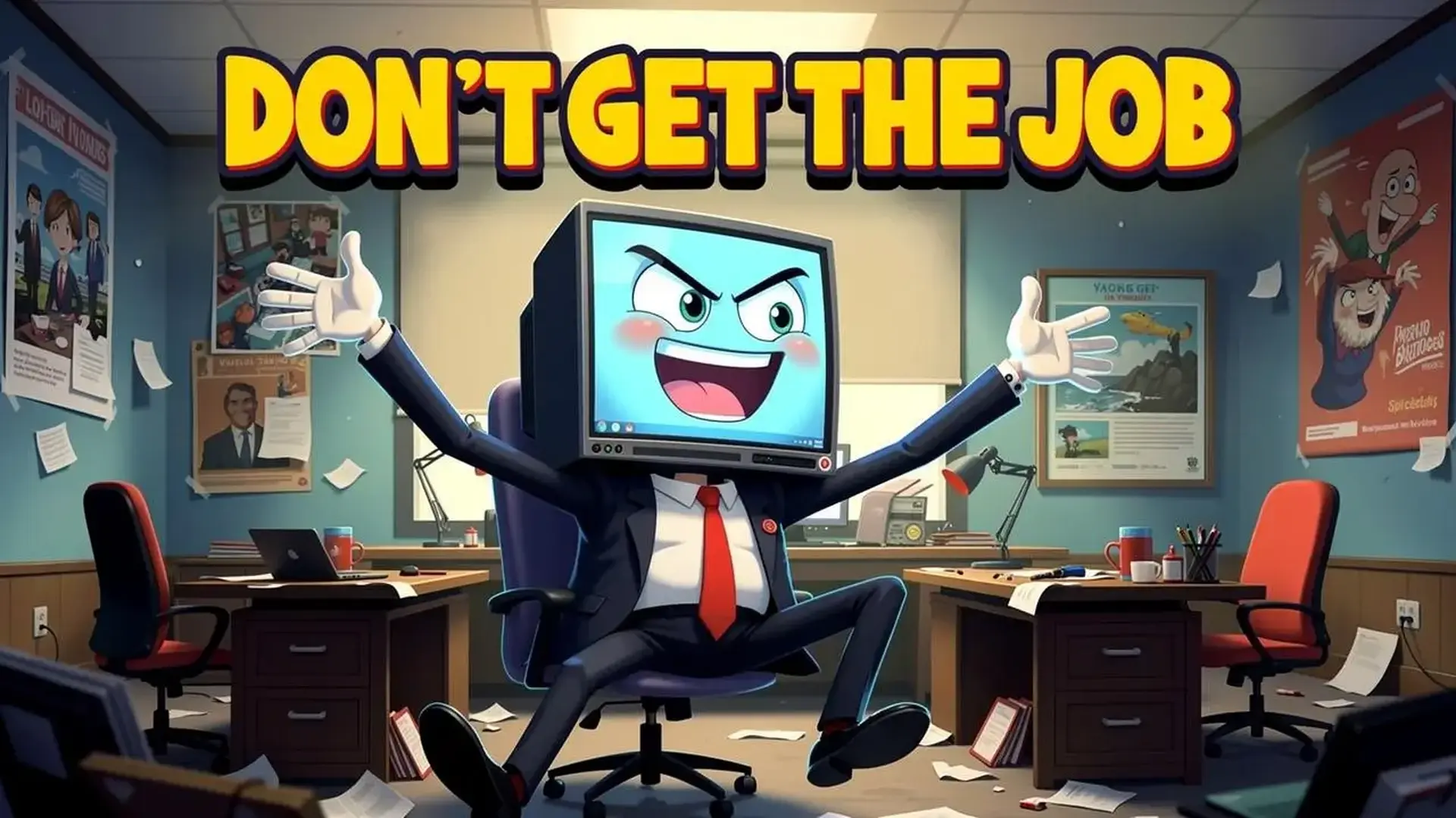Don't Get the Job - Simulador Entrevistas Cómicas Fallar juego