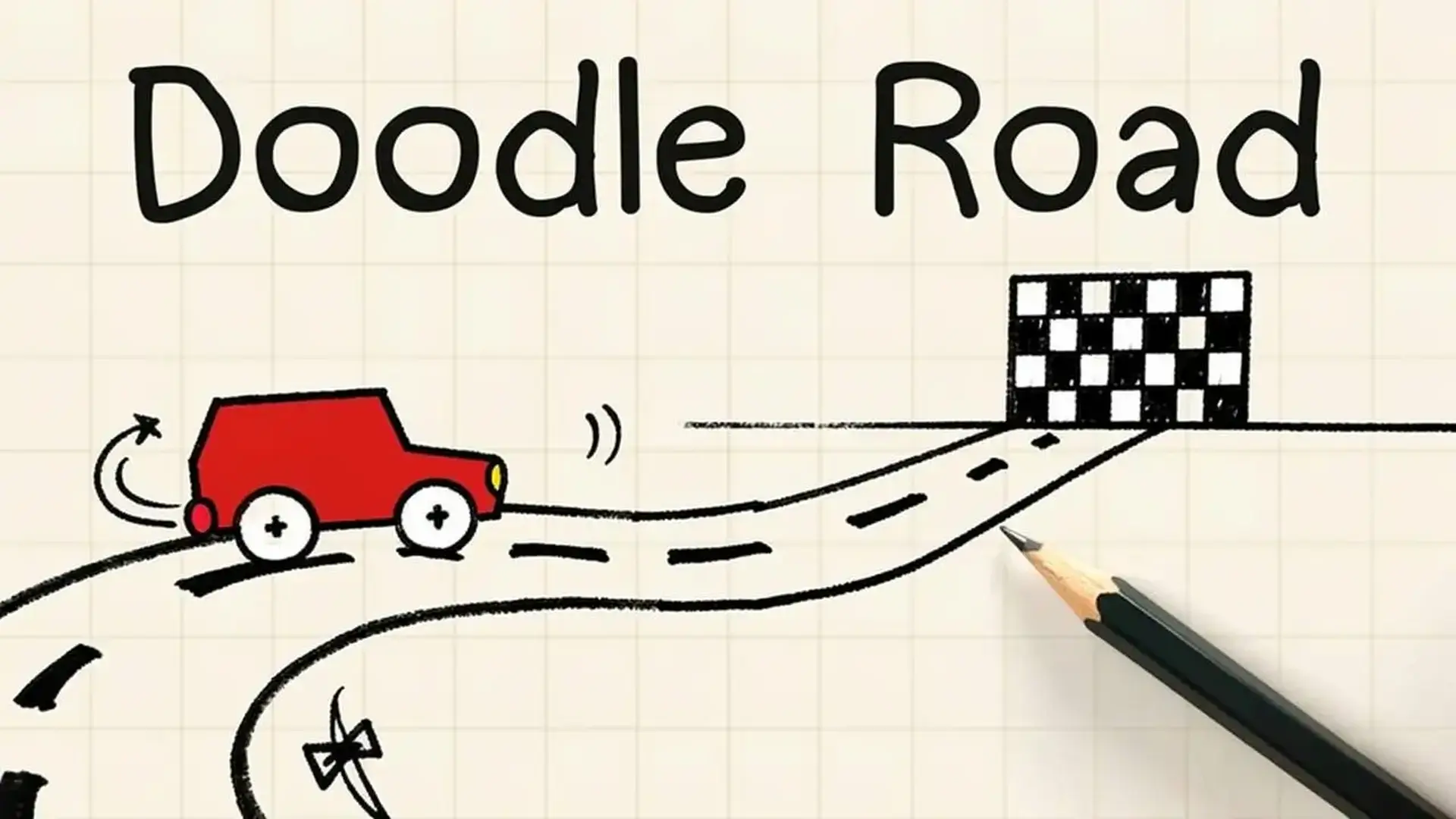 Doodle Road - 创意物理画线闯关：用画笔为赛车勾勒奇迹路径，征服重重脑力挑战！ 游戏
