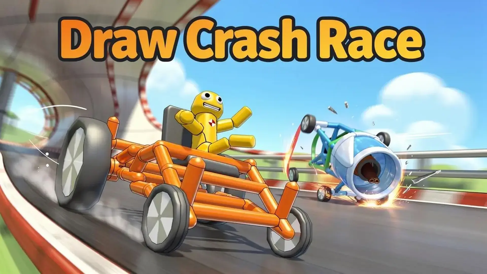 Draw Crash Race - 创新物理画线竞速游戏，自由设计专属赛车，在线激战，撞击制胜！ 游戏