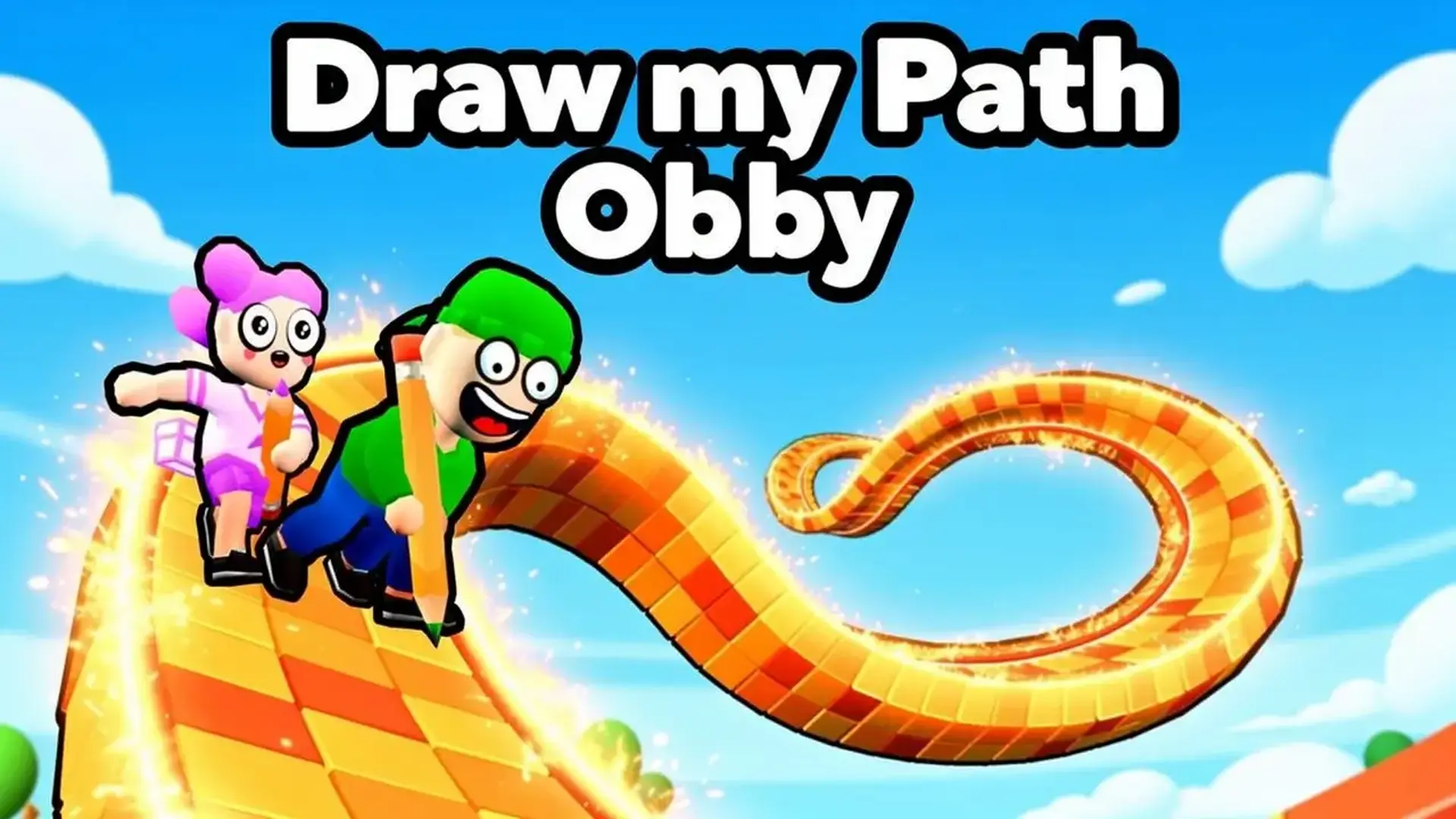 Draw my Path Obby - لعبة أوبي ورسم مبتكرة ابنِ