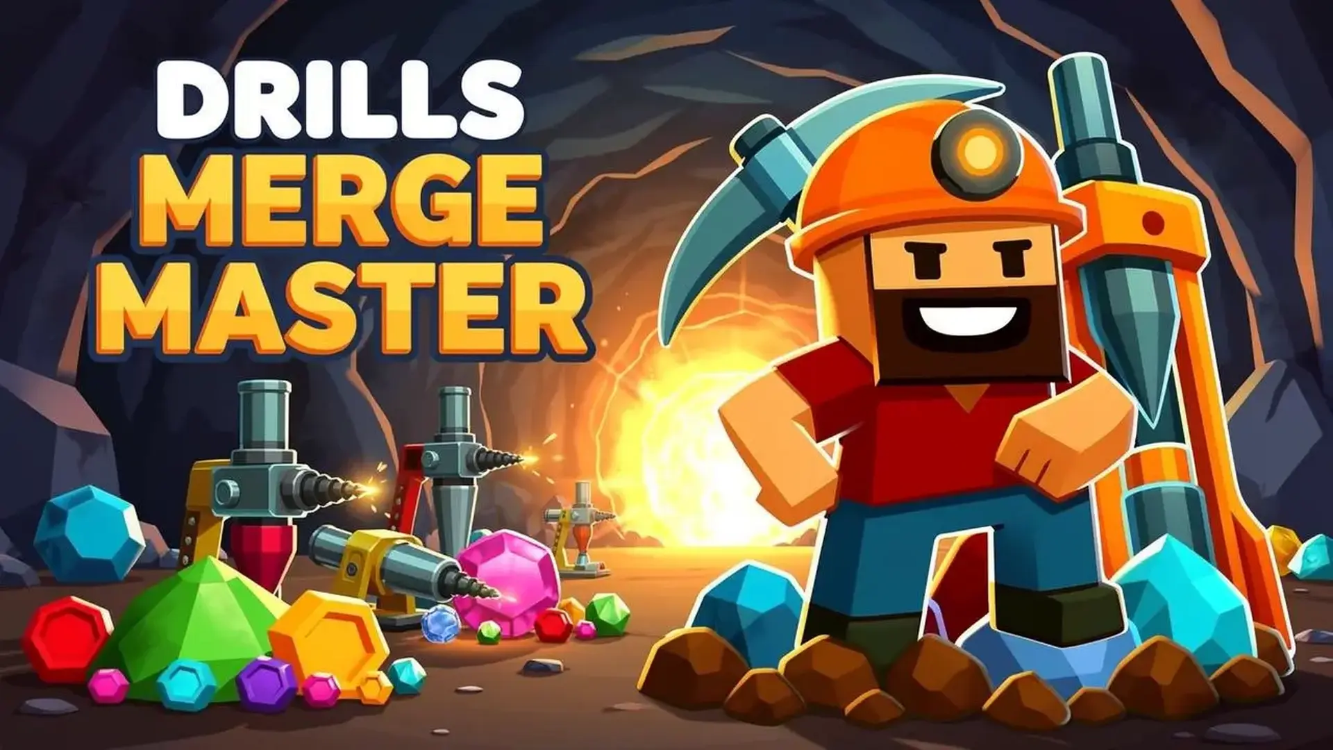 Drills Merge Master - jeu de Idle Tycoon