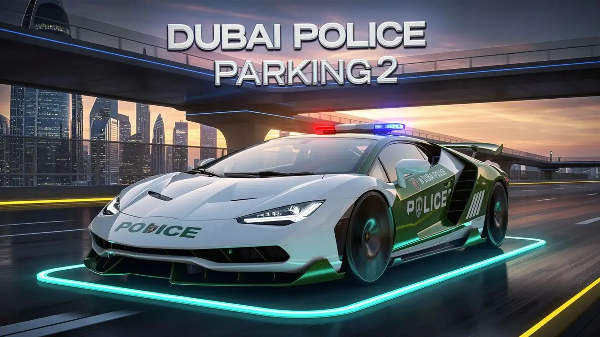Dubai Police Parking 2 - Simulador aparcamiento lujo con juego