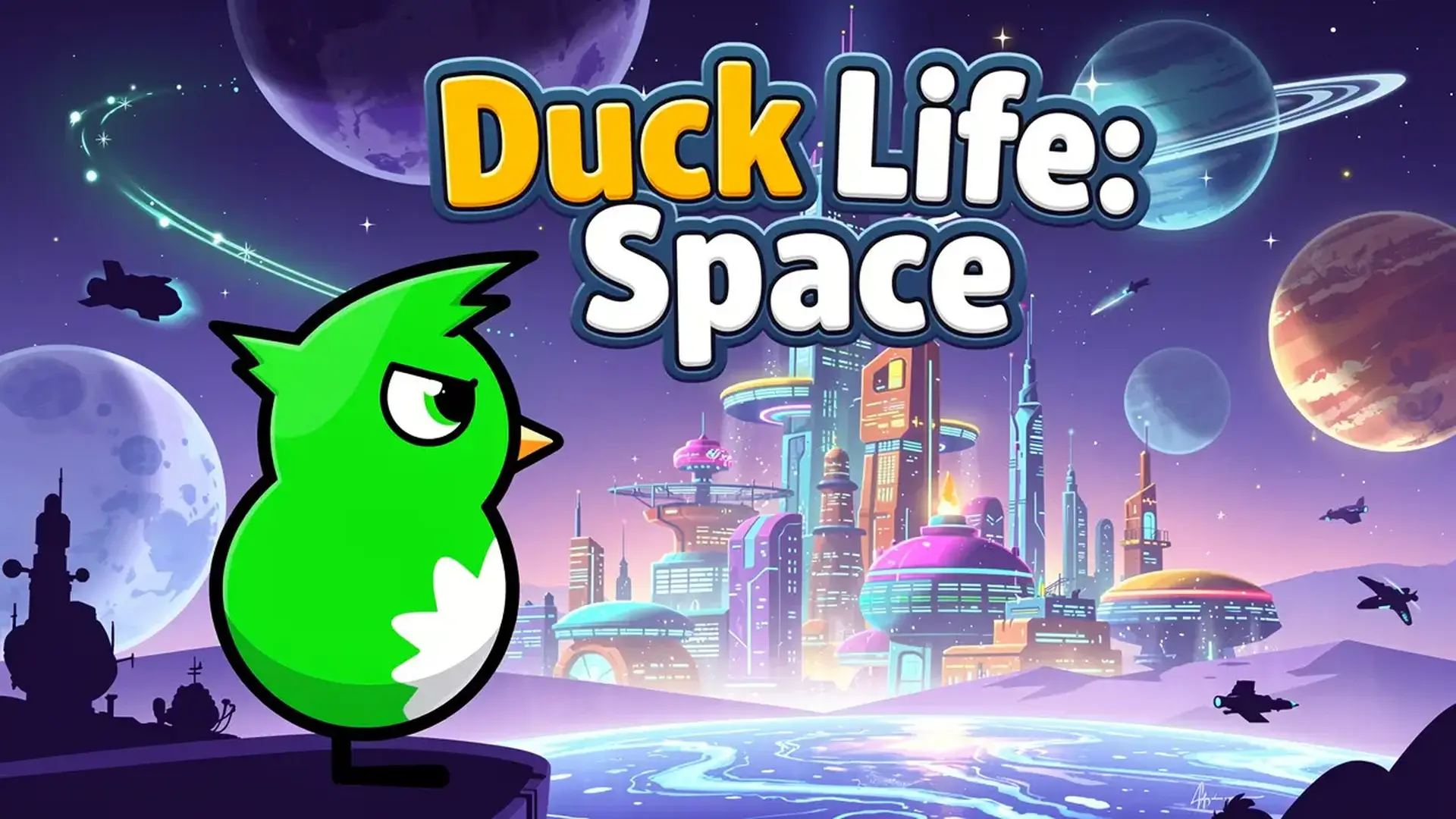 Duck Life: Space - Corrida Galáctica Patos jogo