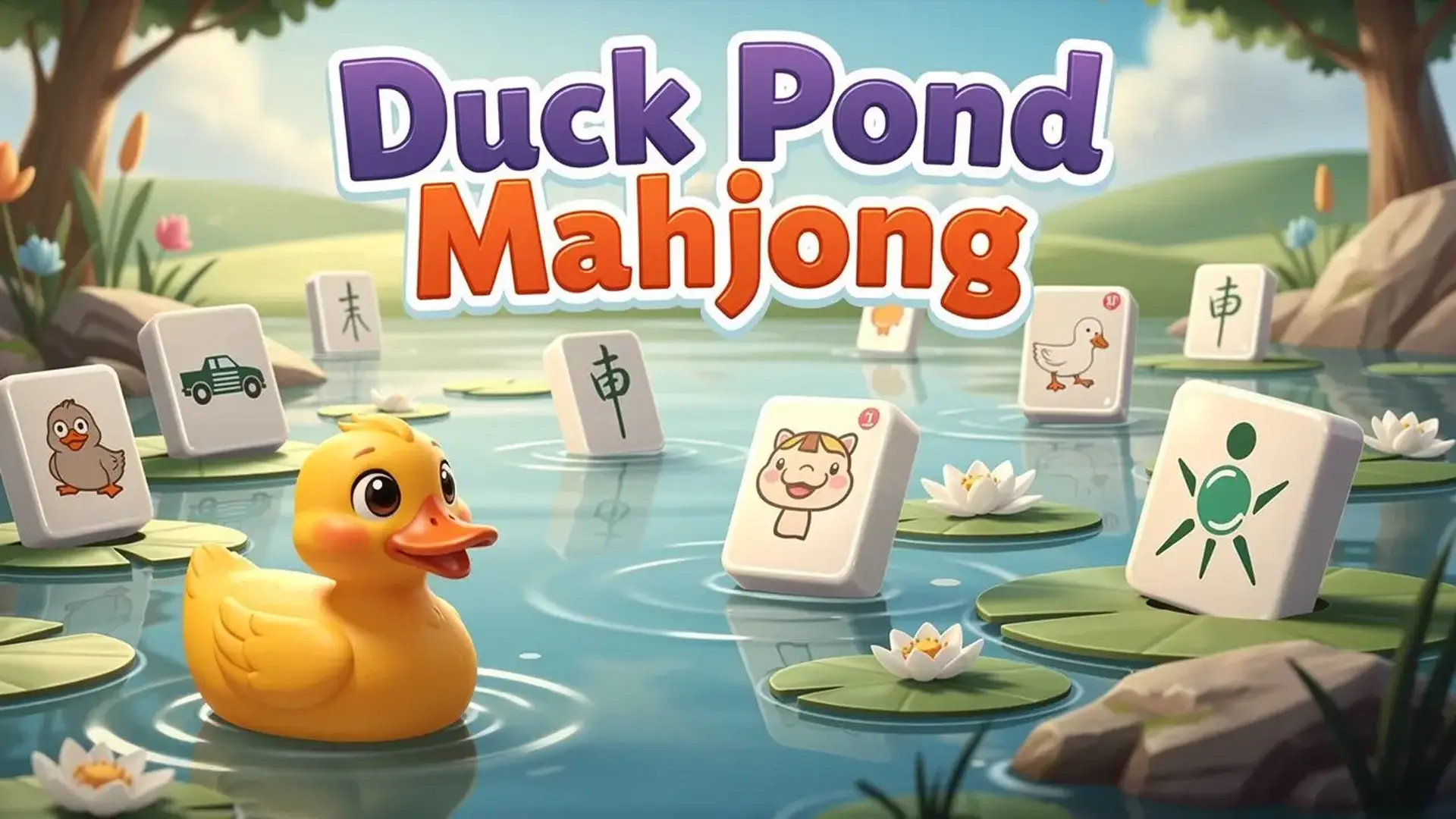 Duck Pond Mahjong - Solitario Mahjong juego
