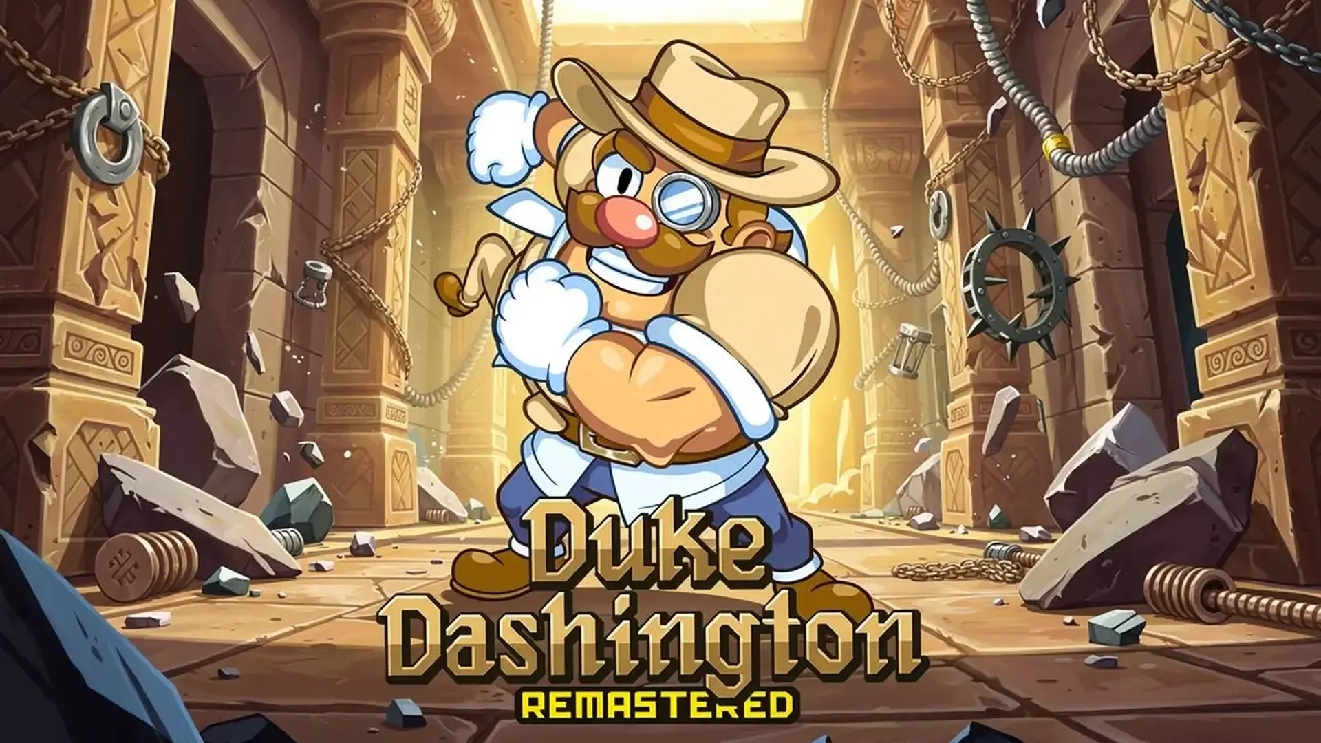 Duke Dashington Remastered - Platformer puzzle frenético jogo