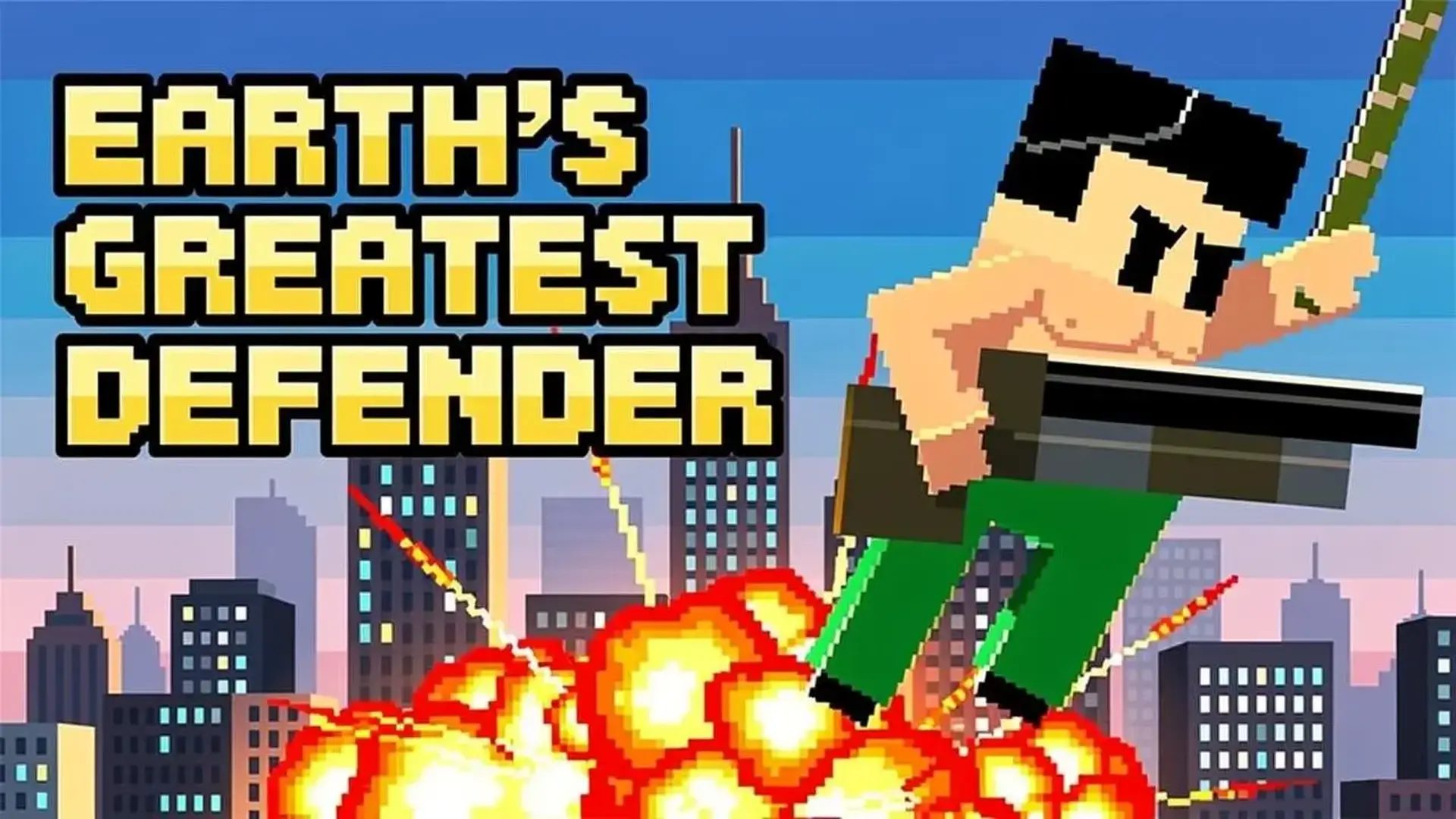 Earth's Greatest Defender - Shooter plataformas y física juego