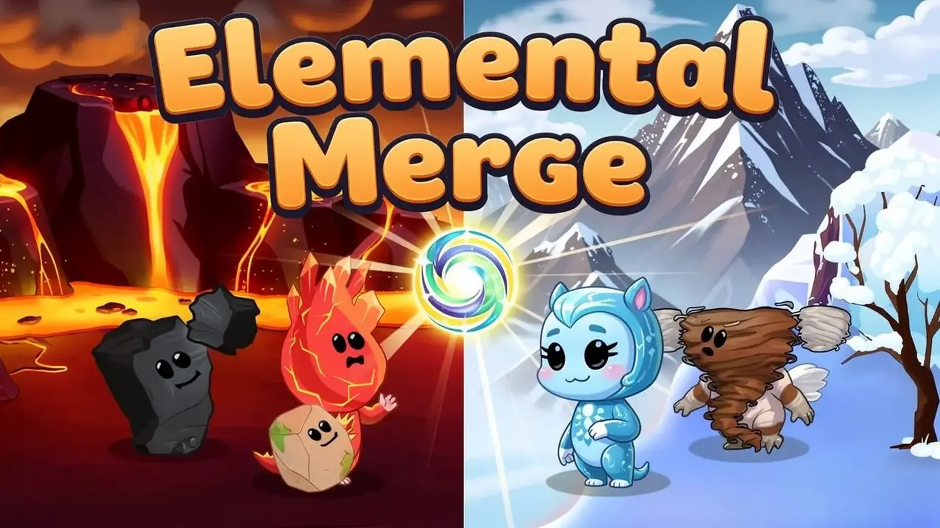 Elemental Merge - Puzles Fusión Elemental Desafía juego
