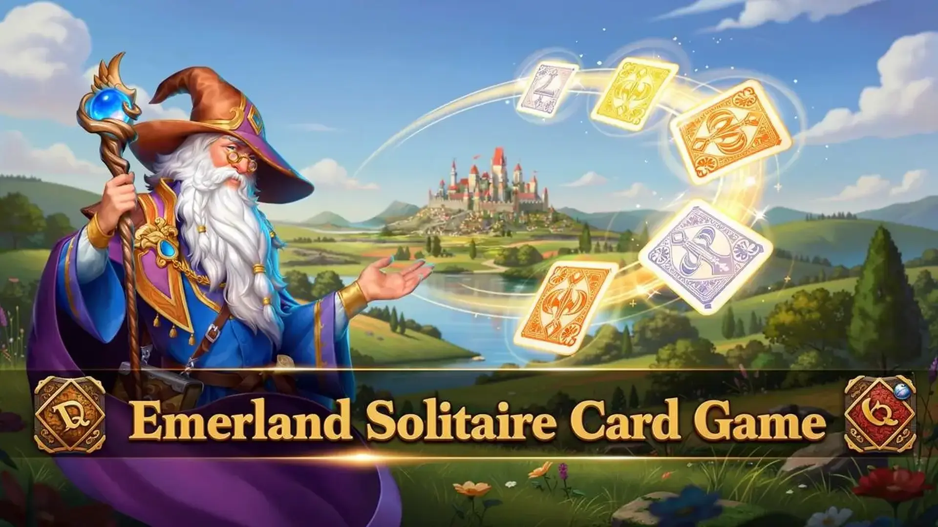 Emerland Solitaire Card Game - Aventura Solitario Fantástico juego