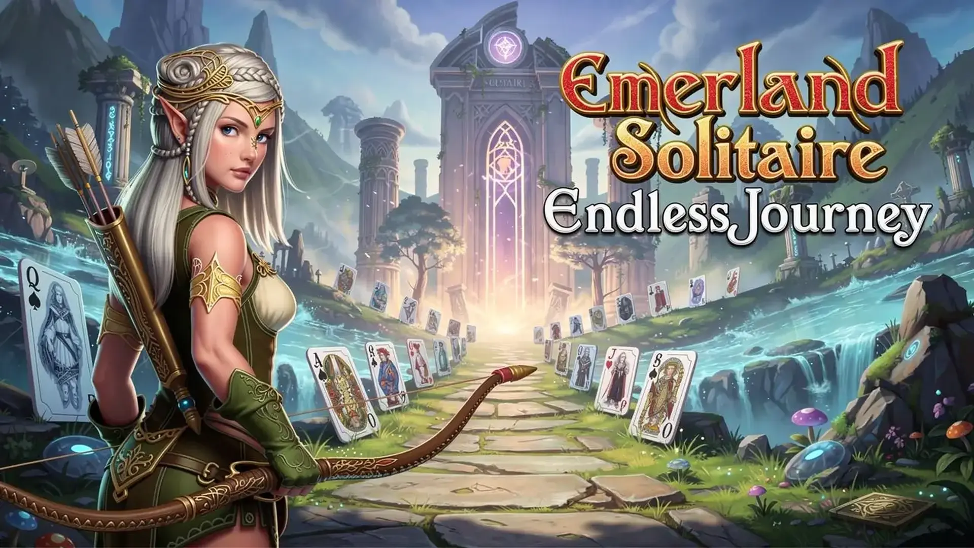 Emerland Solitaire Endless Journey - Puzle Solitario Mágico Viaja juego