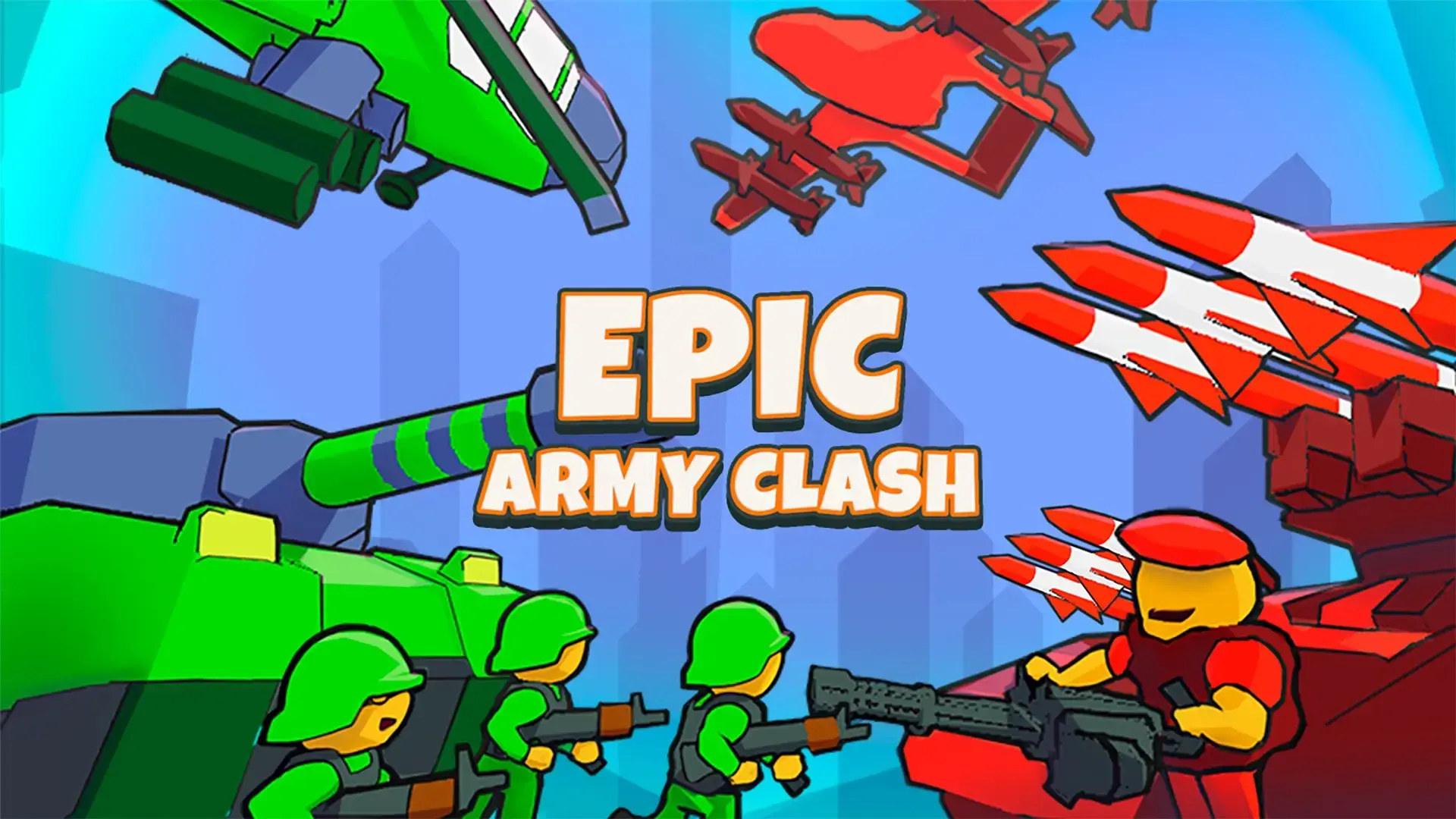 Epic Army Clash - merge military units strategic game