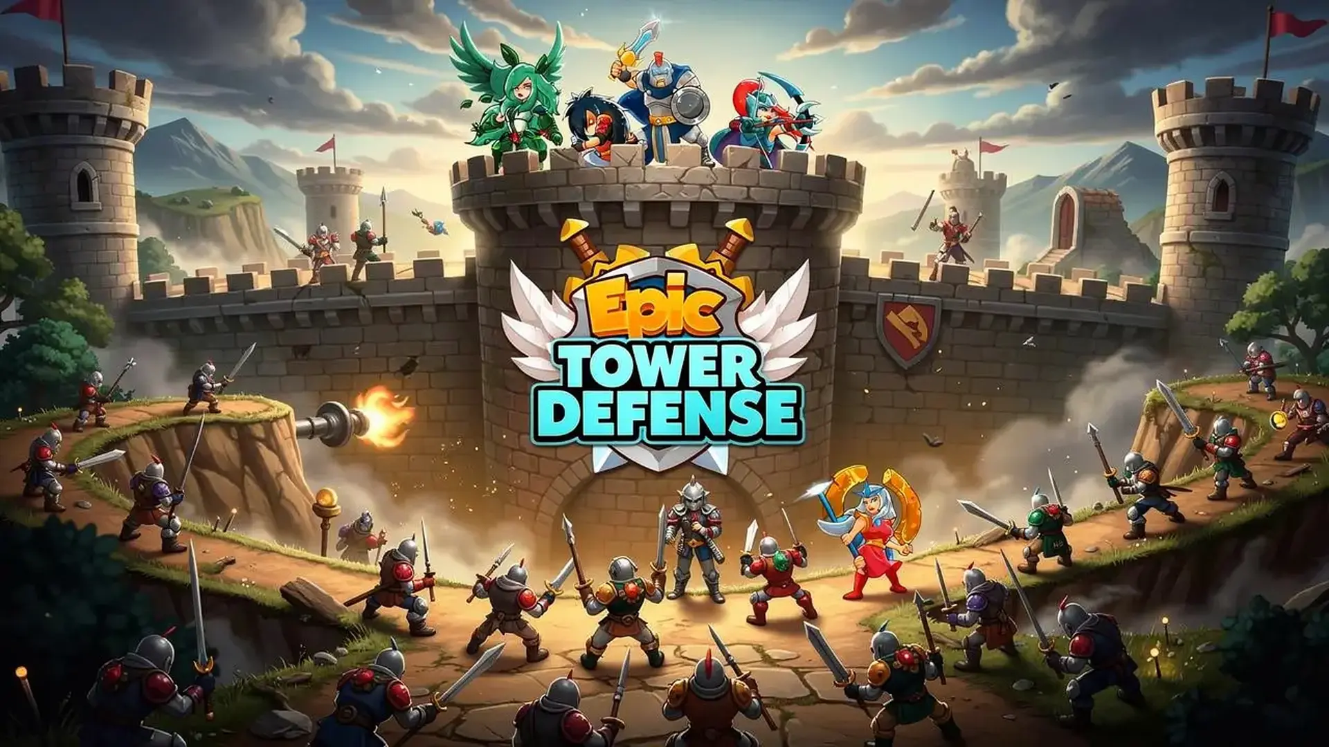 Epic Empire: Tower Defense - لعبة استراتيجية دفاع الأبراج
