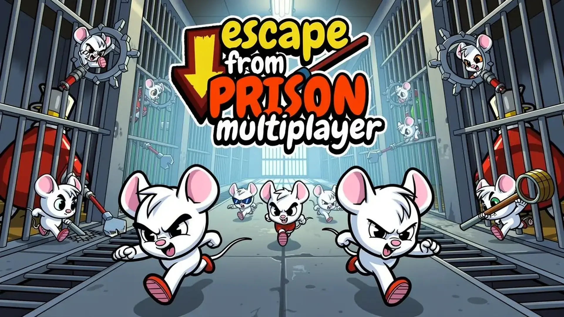 Escape From Prison Multiplayer - 多人竞技平台跳跃游戏：在致命陷阱中极速狂飙，与全球玩家争夺越狱之王的宝座。 游戏