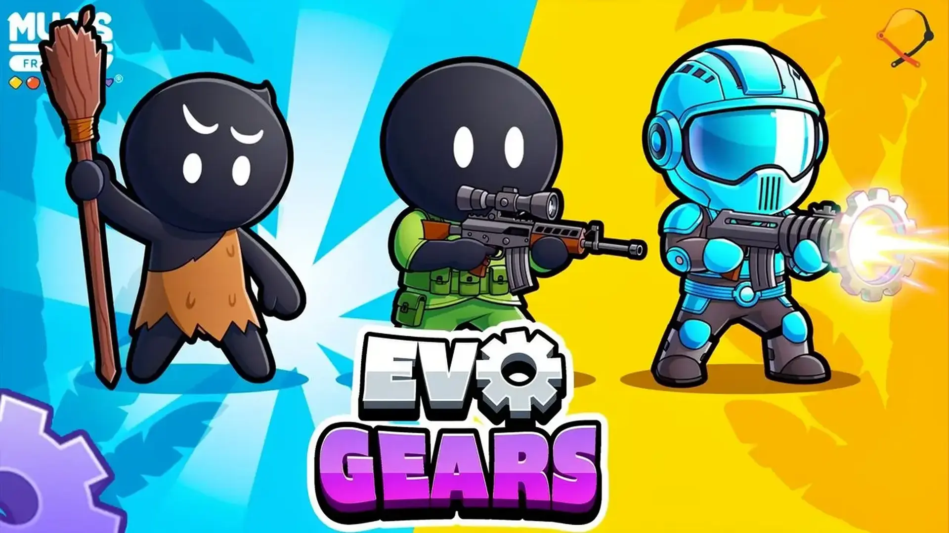 Evo Gears - historical paths merging gears game