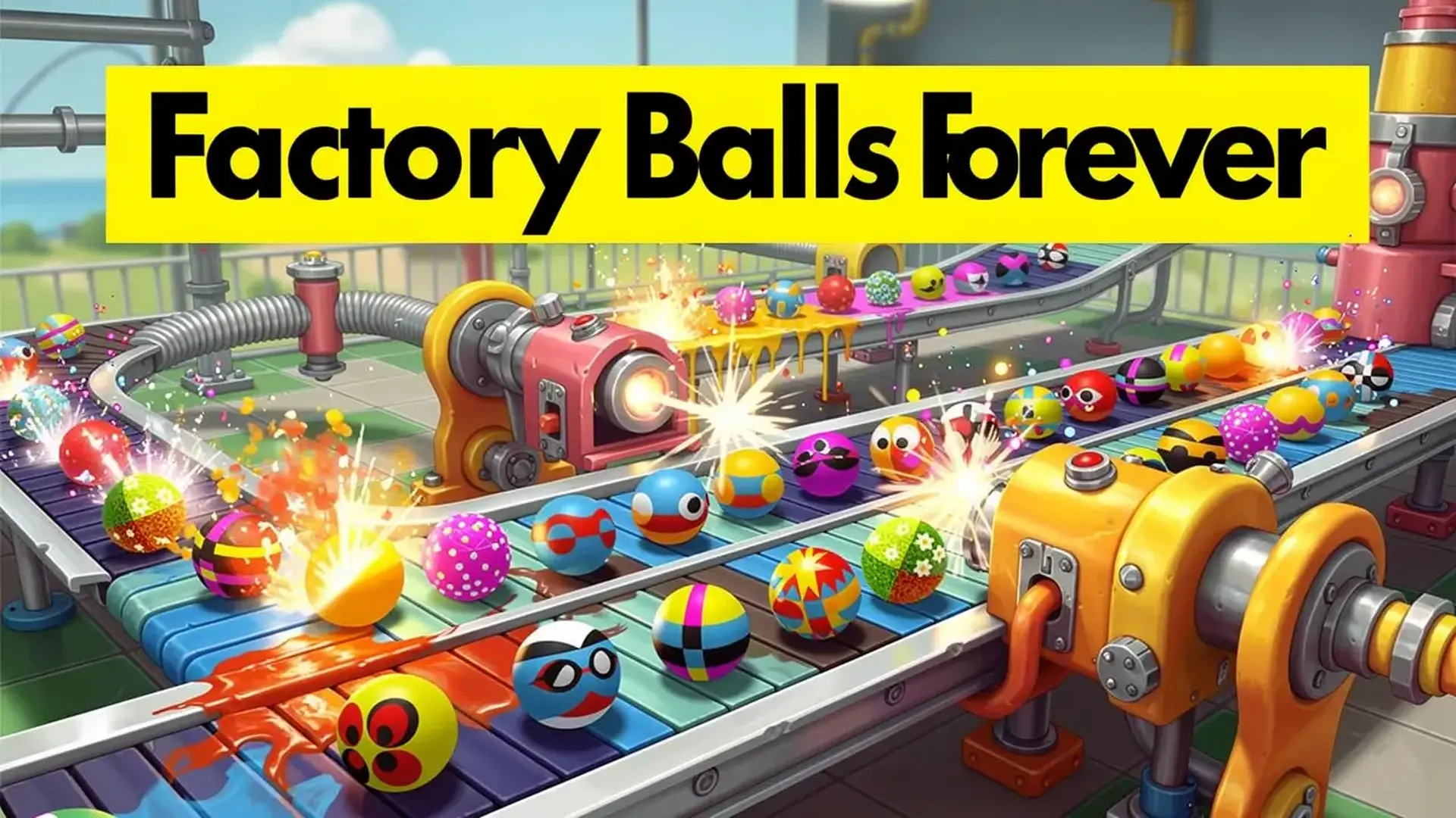 Factory Balls Forever - Puzles lógica creativa juego