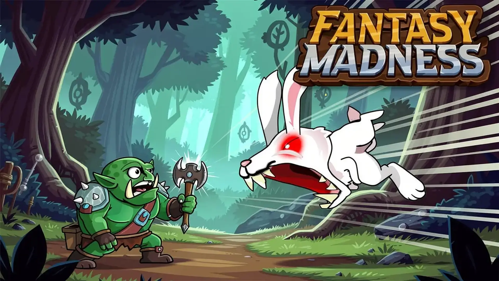 Fantasy Madness - لعبة مغامرة بقاء روجلايك أكشن
