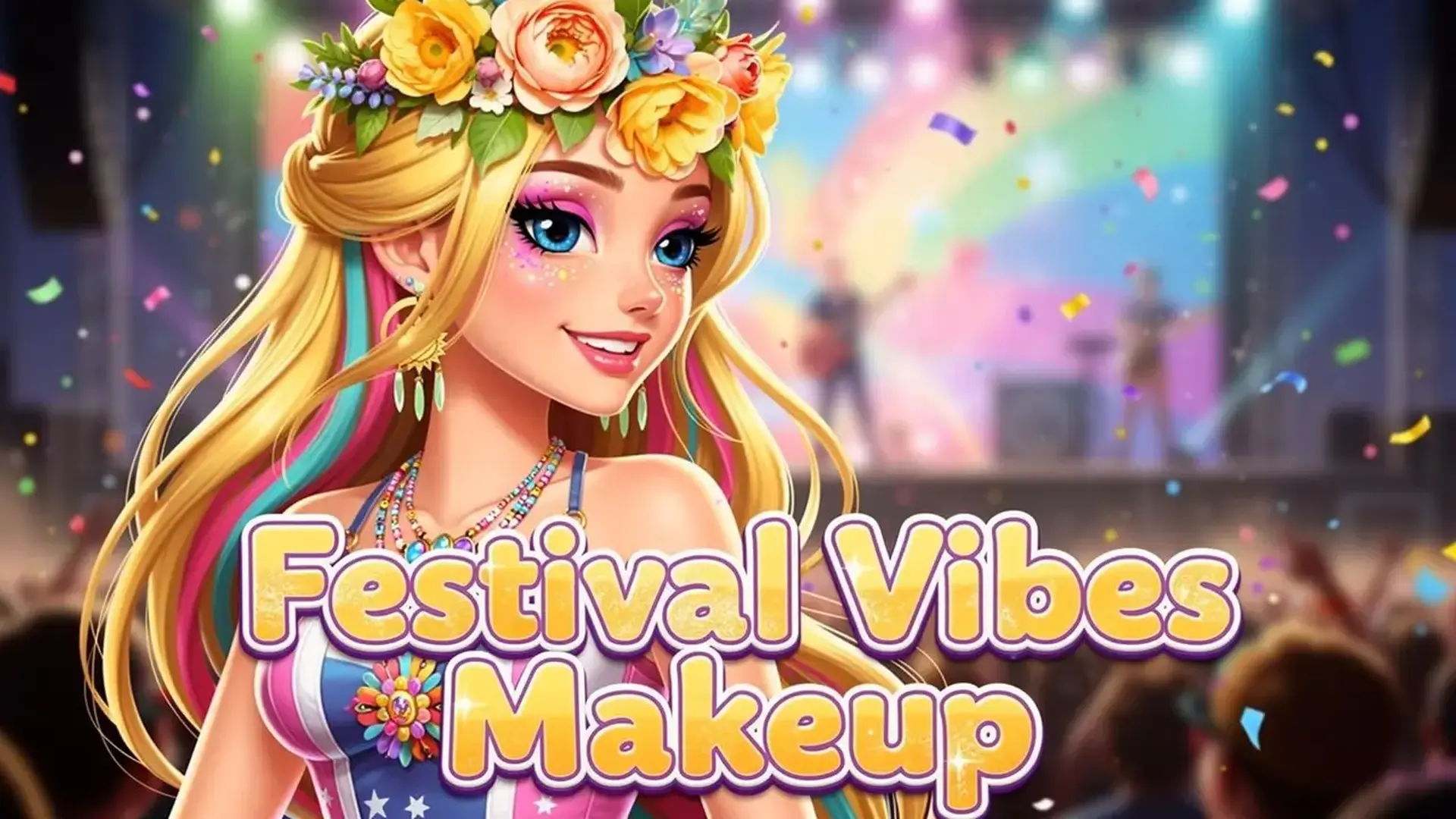 Festival Vibes Makeup - Simulador Belleza juego