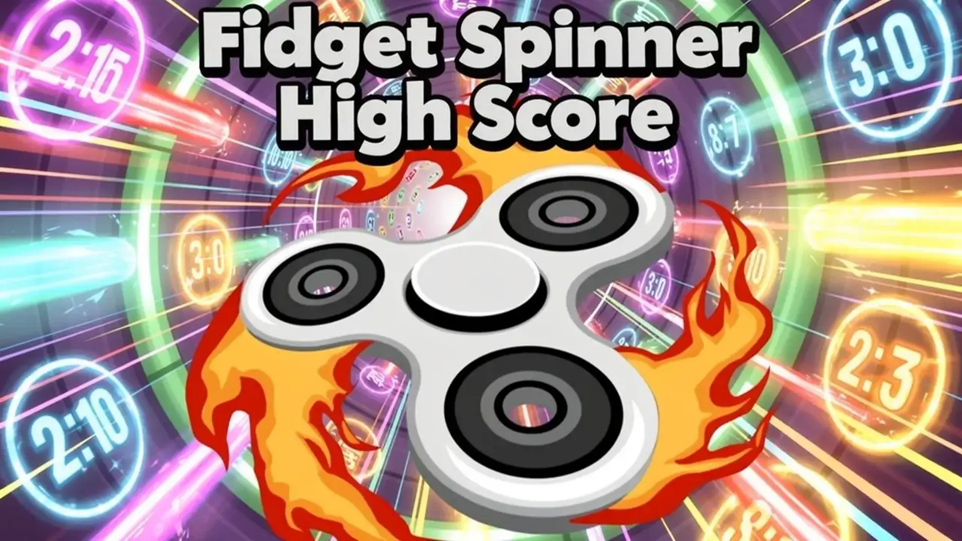 Fidget Spinner High Score - Simulador Fidget Spinner jogo