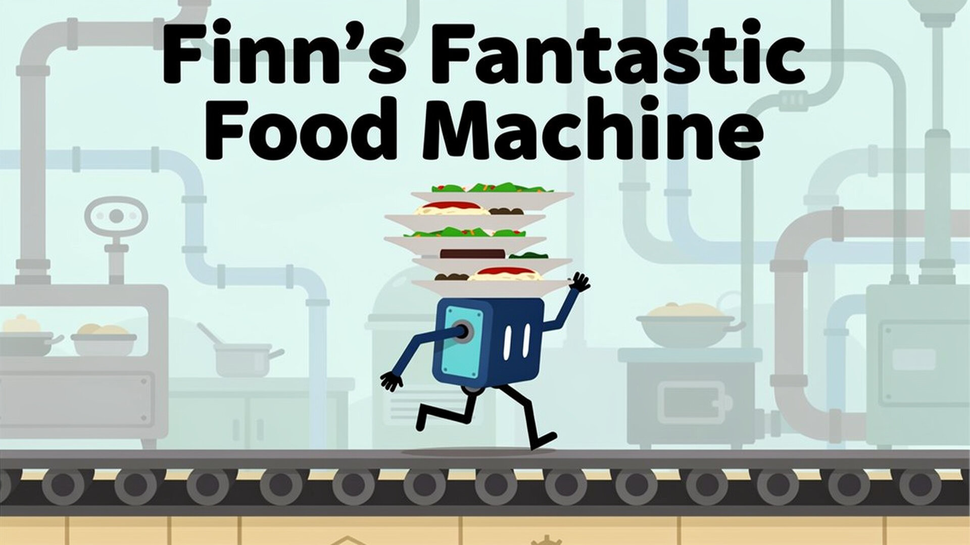 Finn's Fantastic Food Machine - Puzles física y cocina juego