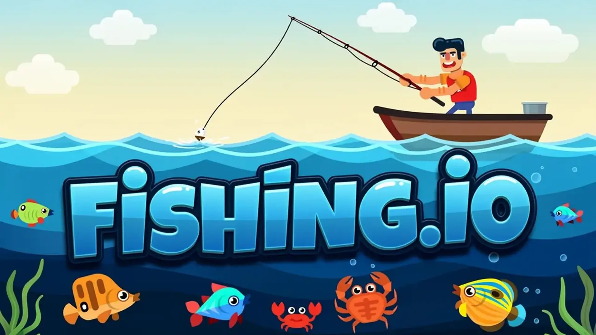 Fishing.io - 超休闲街机钓鱼，实时在线竞技，一键抛竿，称霸全球排行榜，钓遍深海巨兽！ 游戏